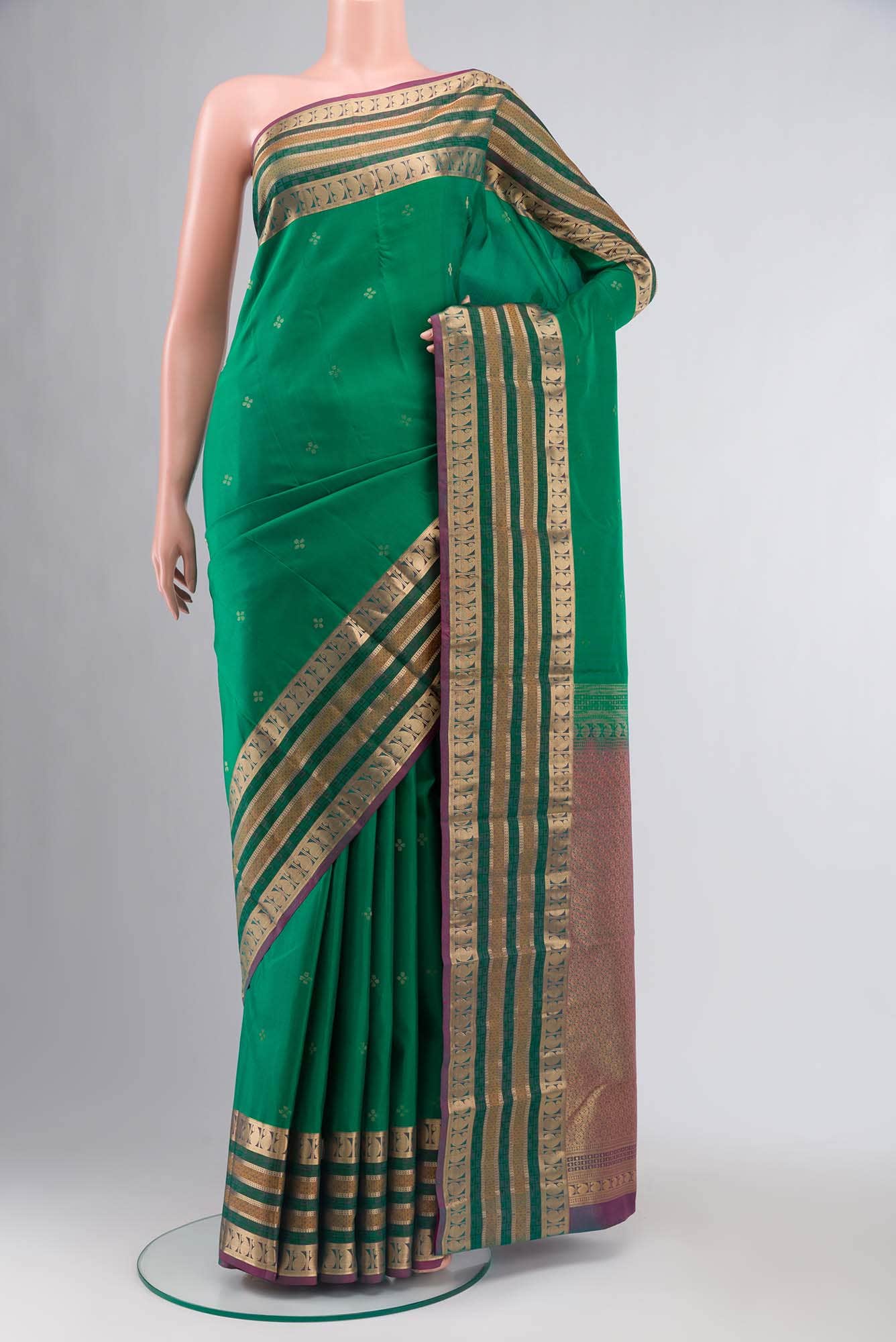 Green Kanchipuram Silk Saree