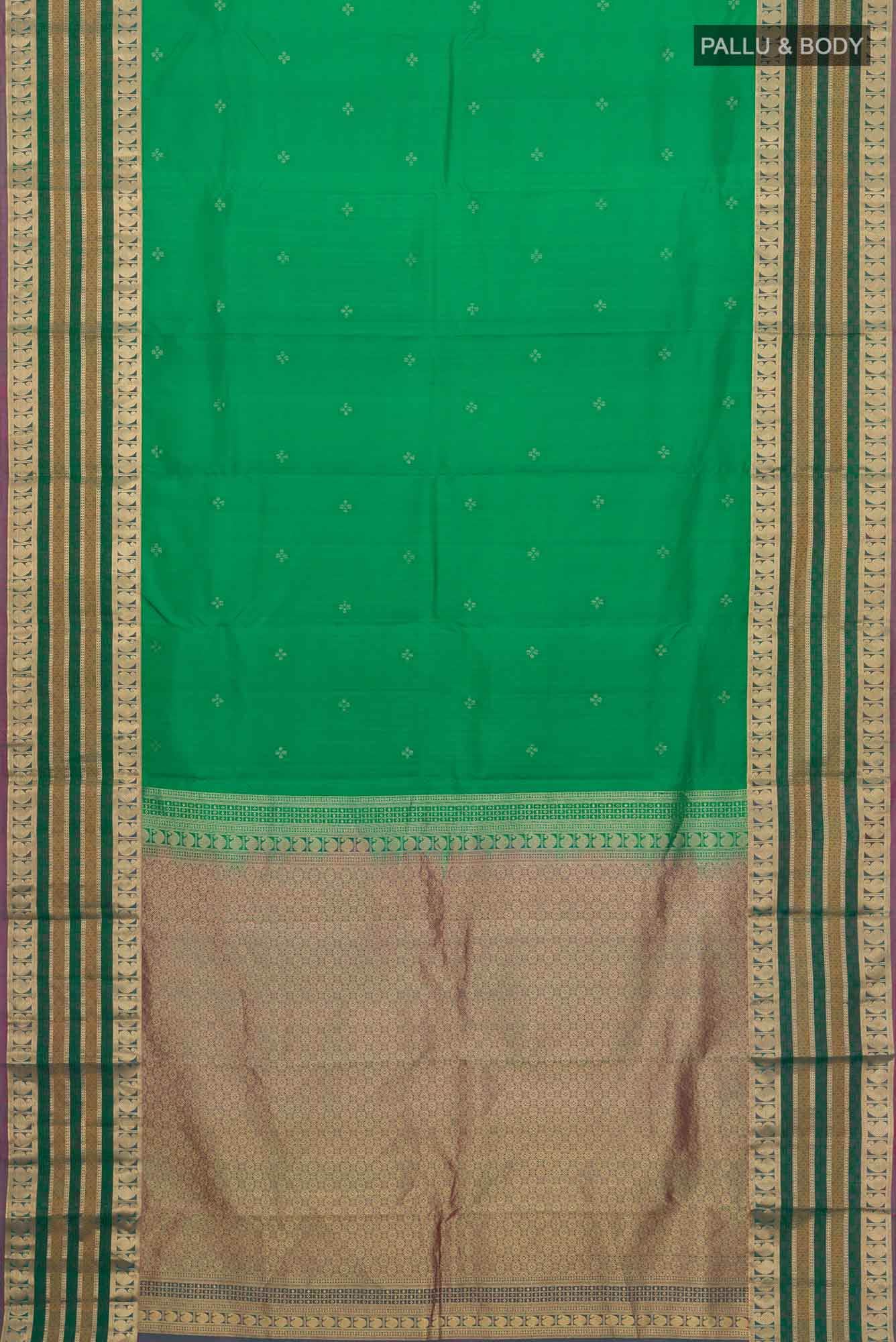 Green Kanchipuram Silk Saree