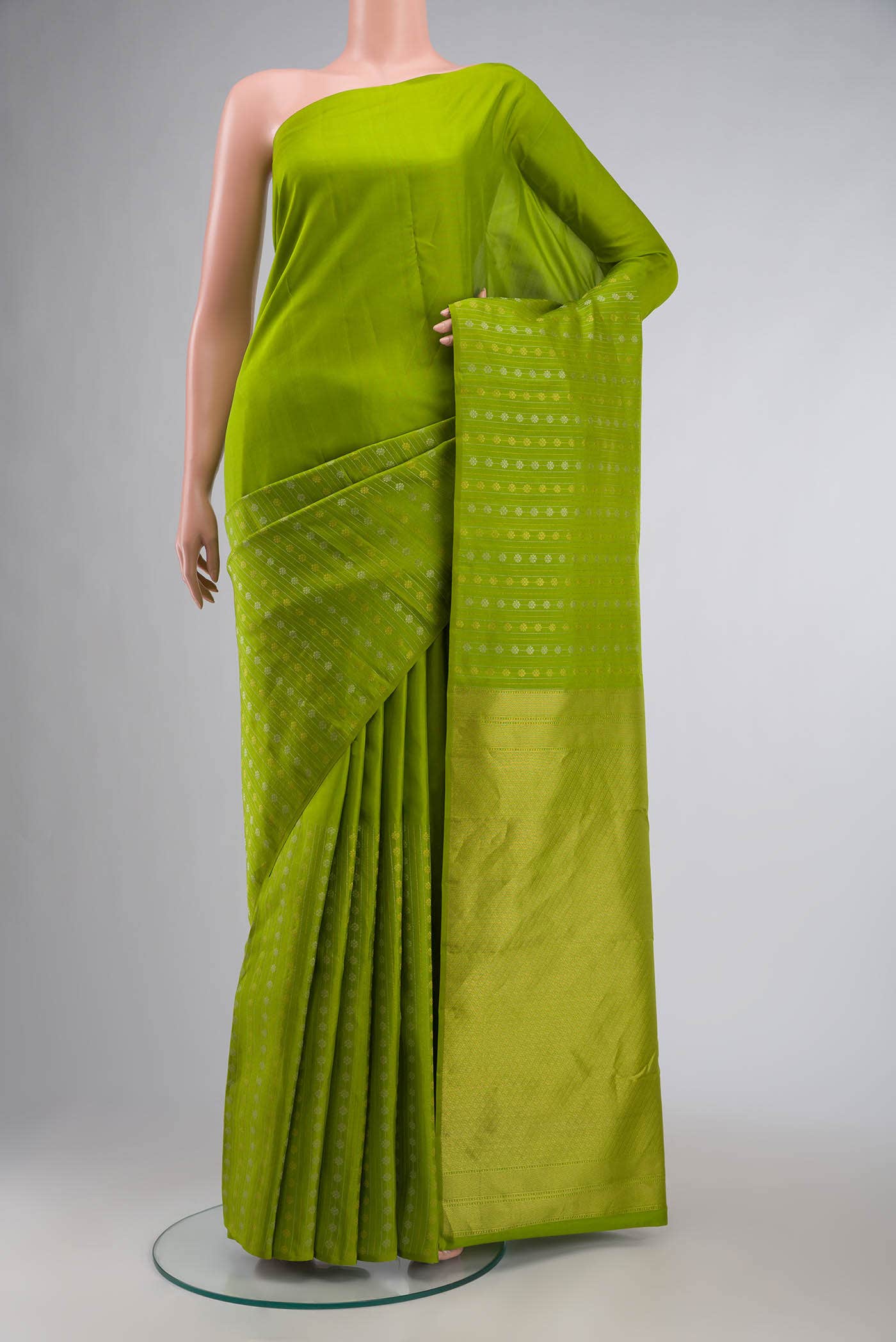 Green Kanchipuram Silk Saree