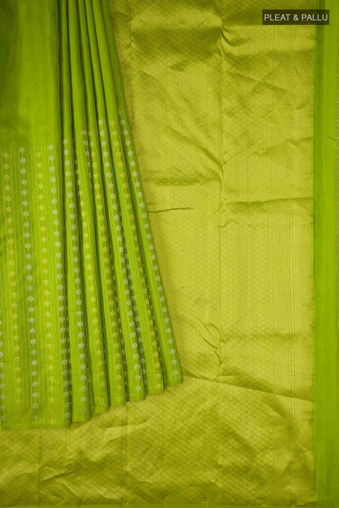 Green Kanchipuram Silk Saree