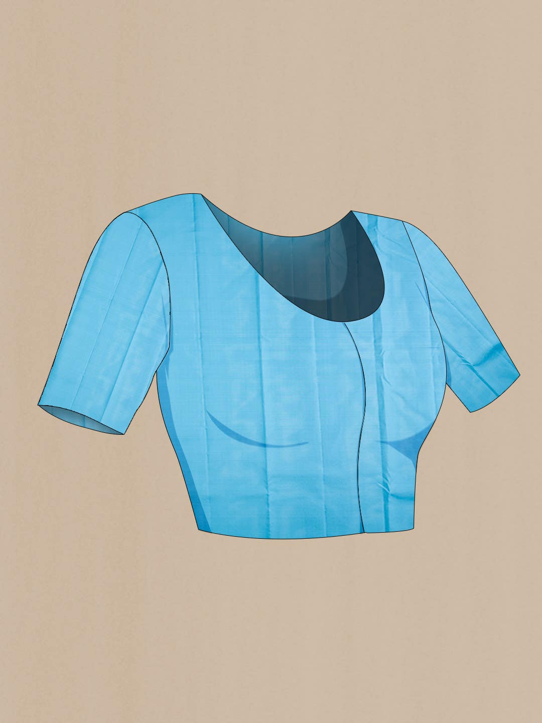 Blue Kanchipuram Silk Saree