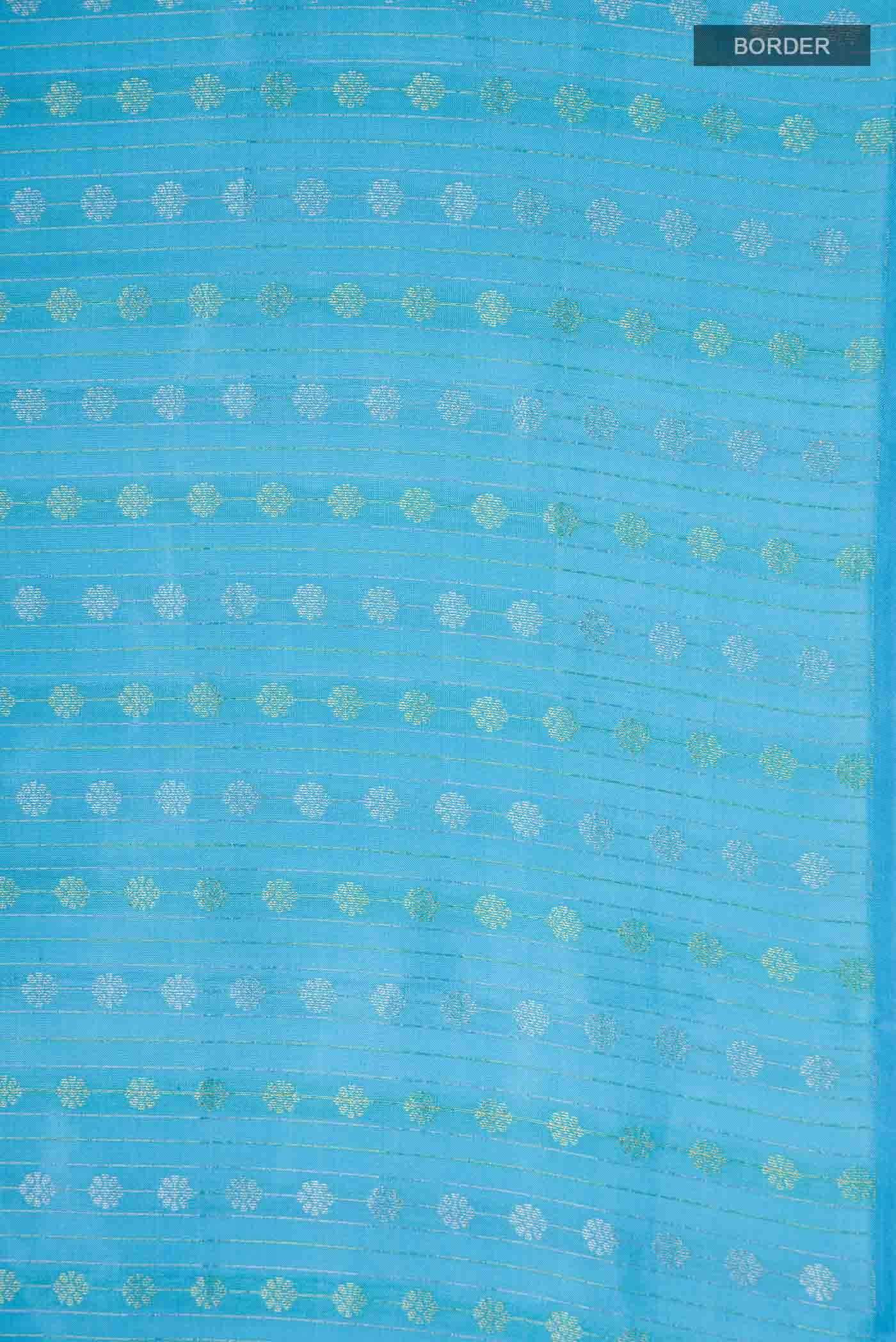 Blue Kanchipuram Silk Saree