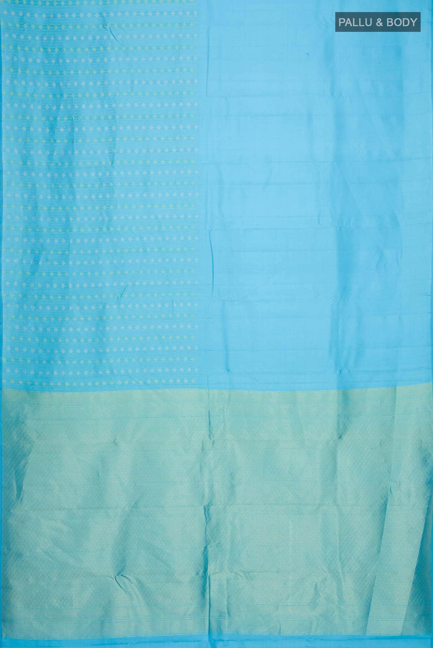 Blue Kanchipuram Silk Saree