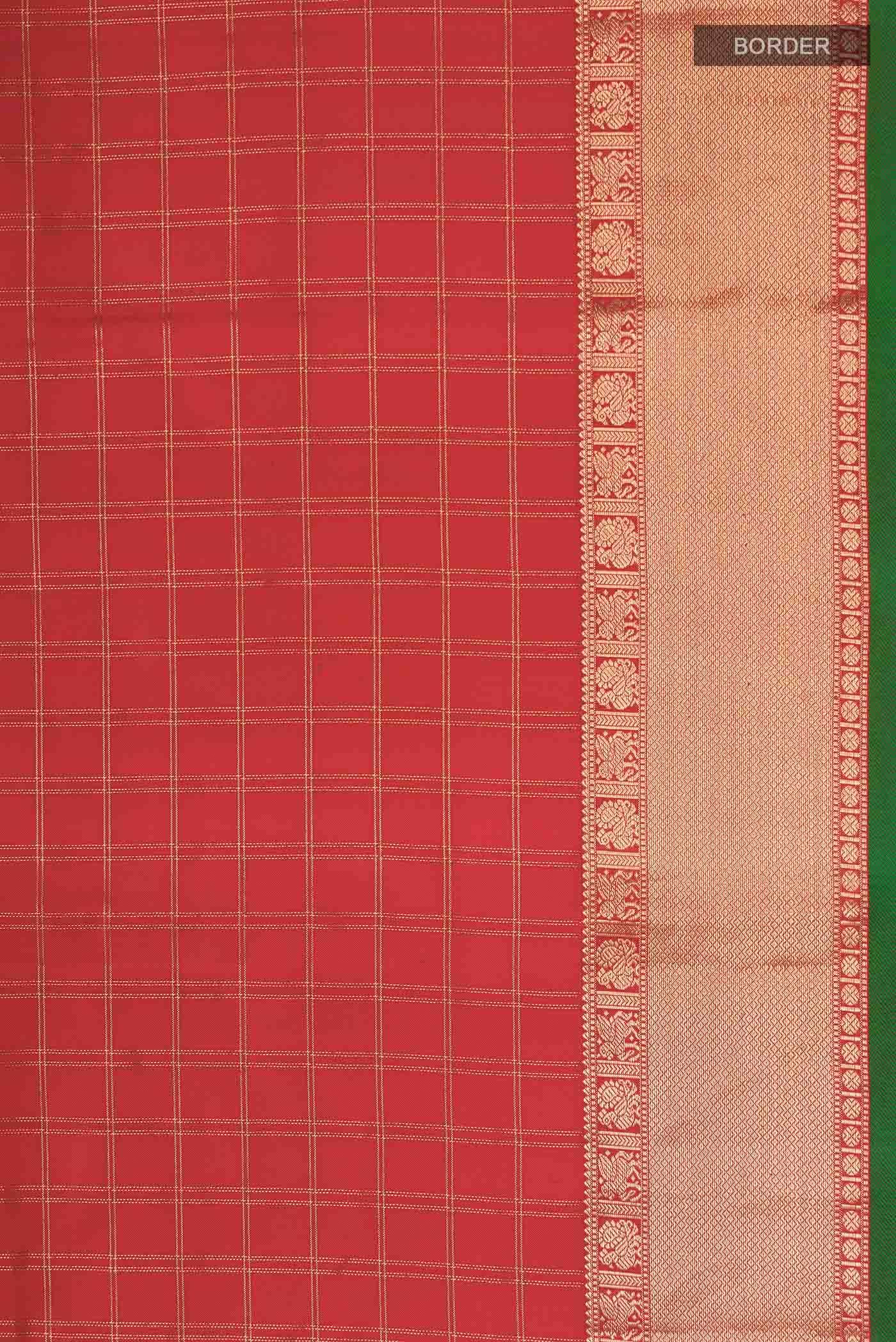 Maroon Kanchipuram Silk Saree