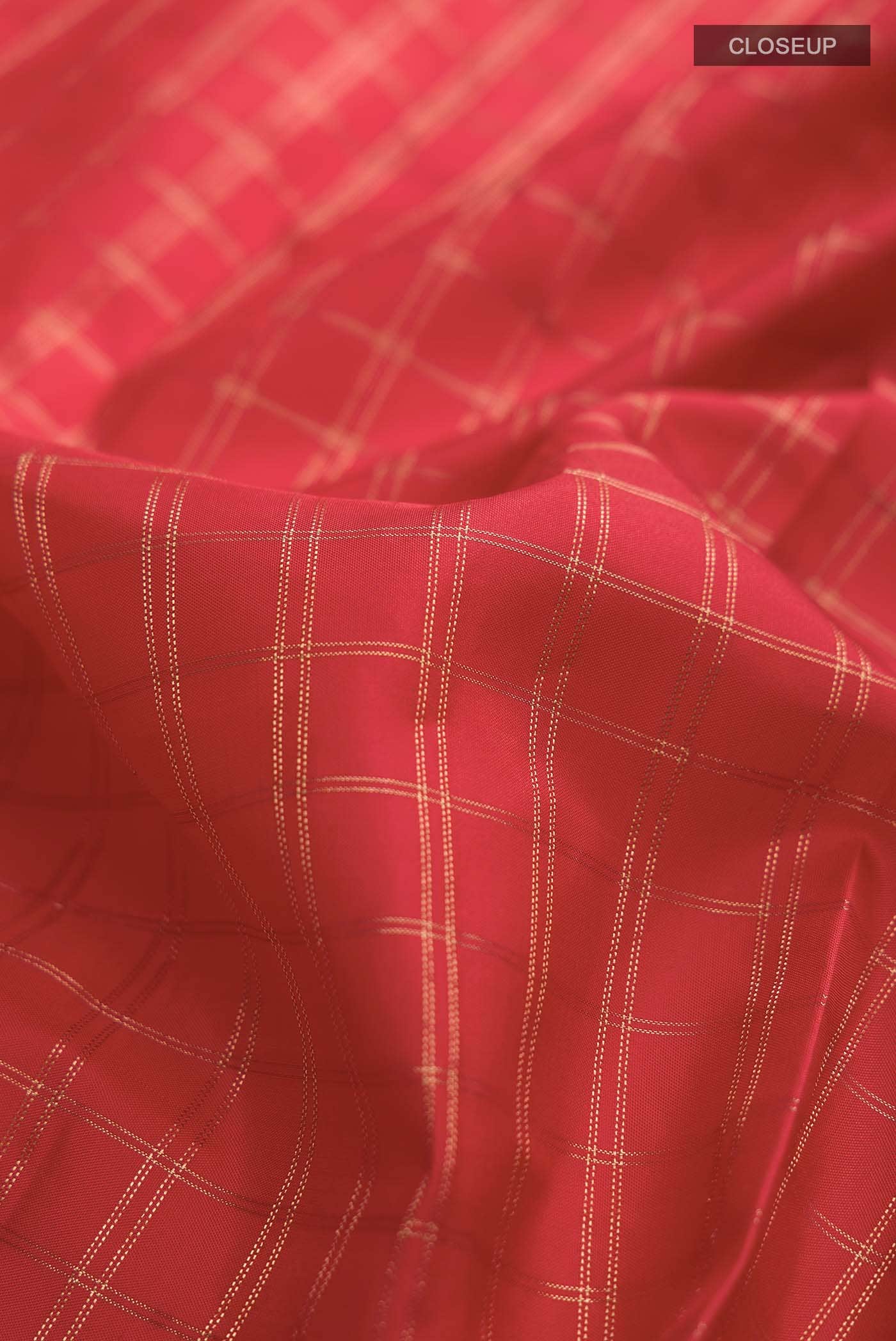 Maroon Kanchipuram Silk Saree
