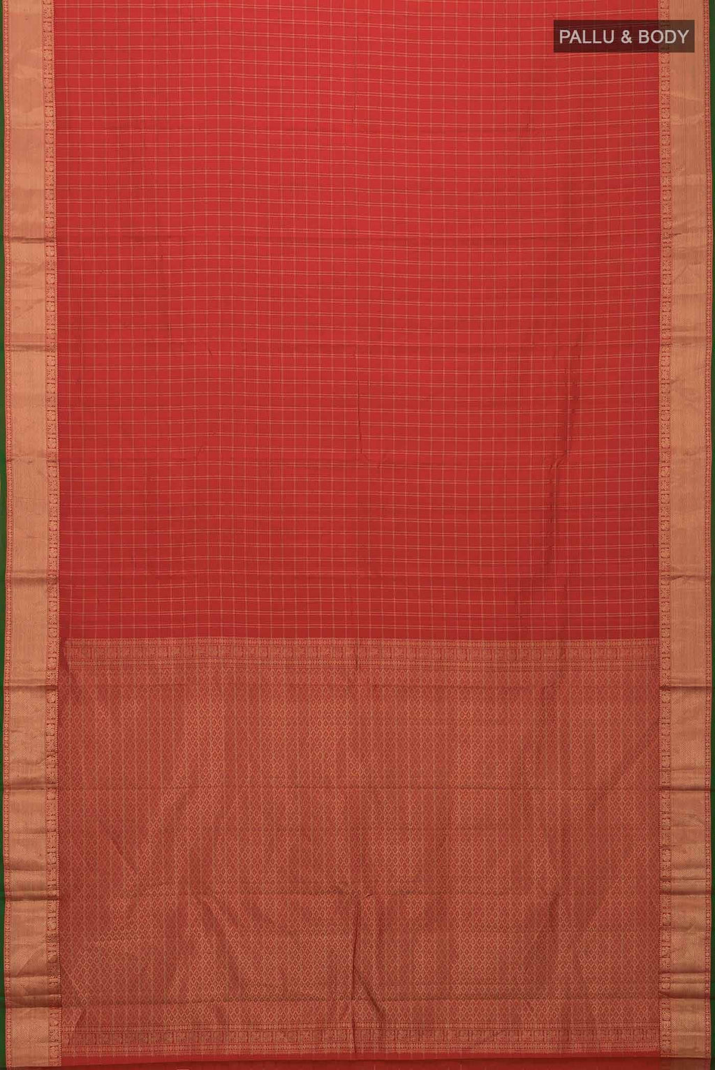 Maroon Kanchipuram Silk Saree