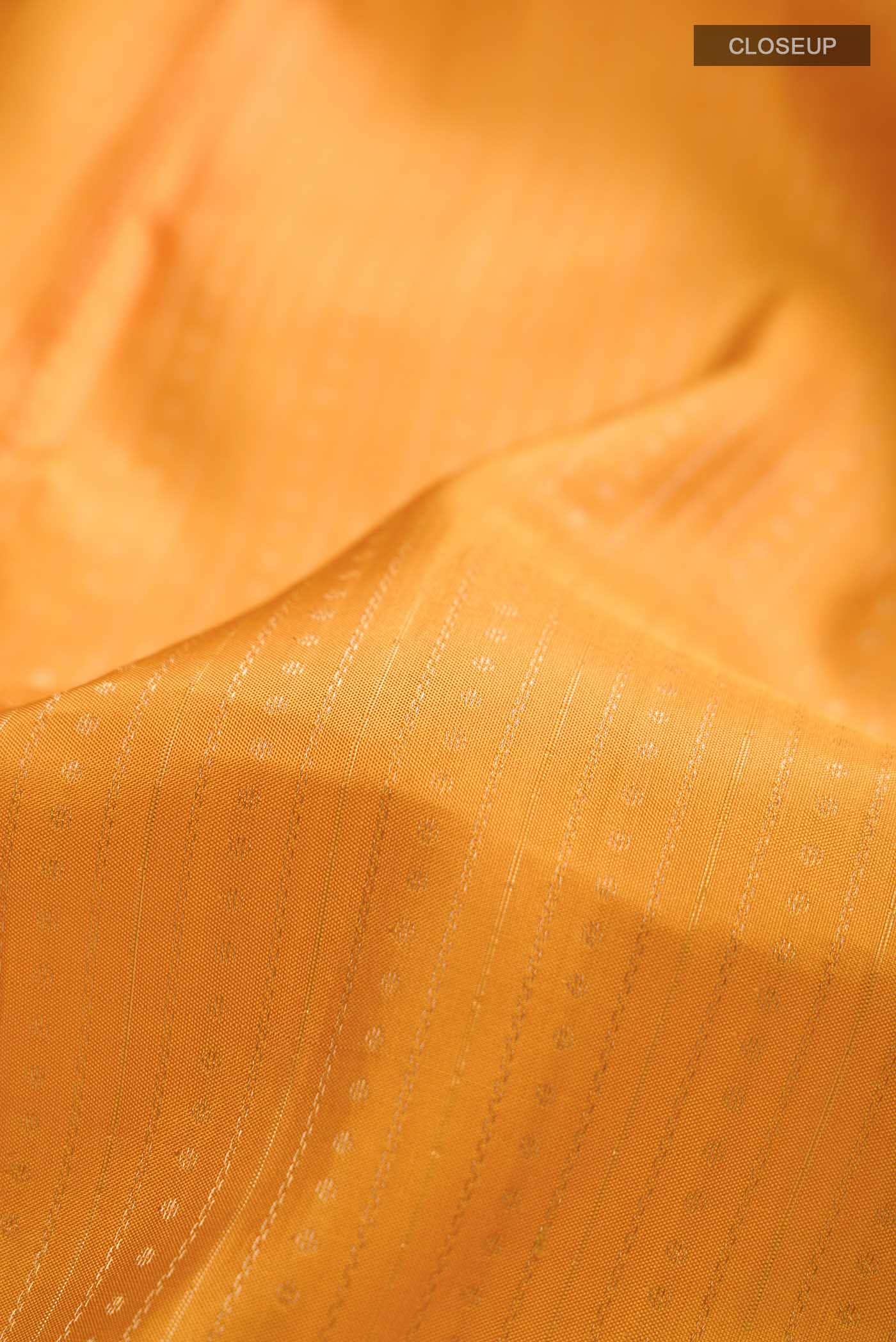 Yellow Kanchipuram Silk Saree
