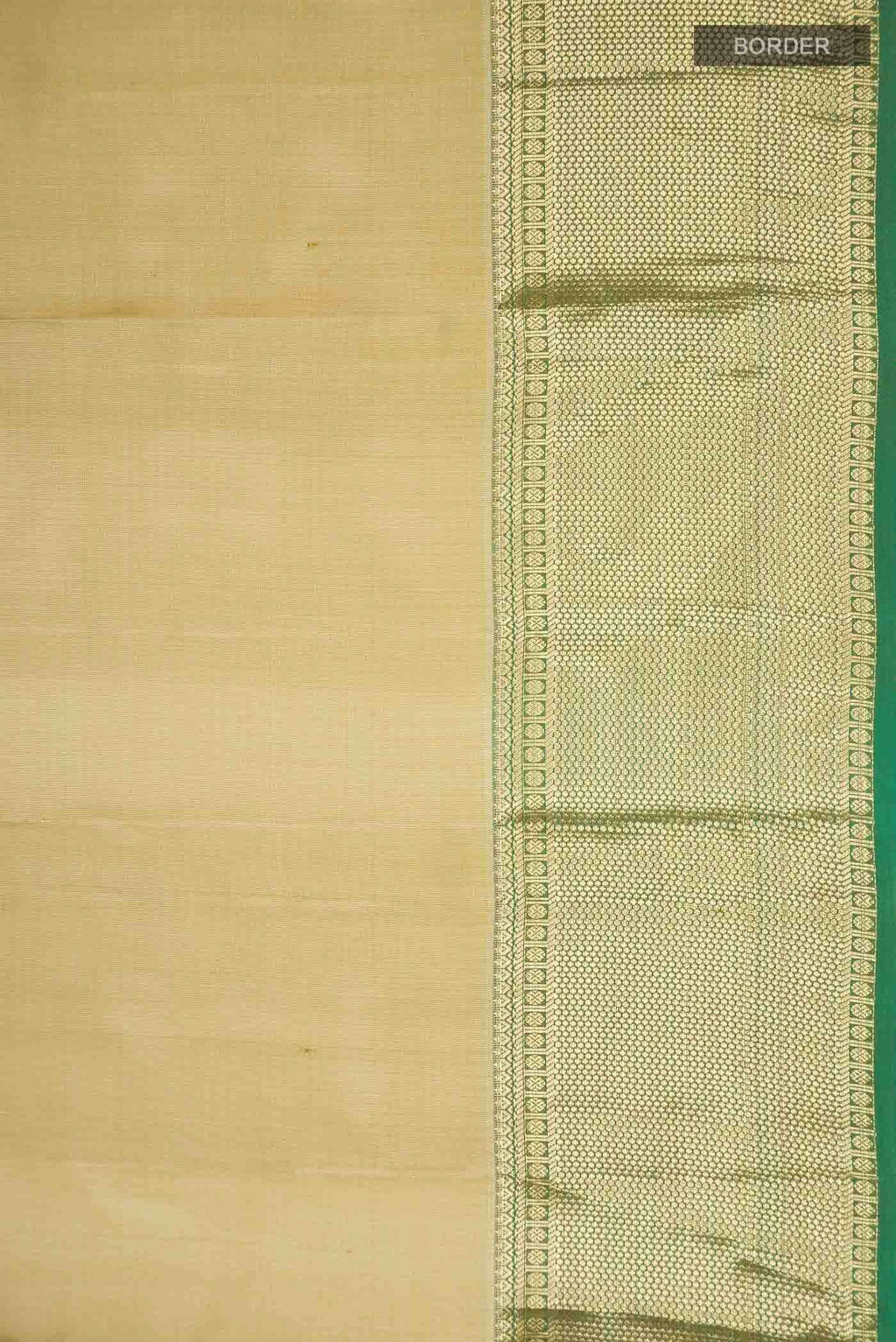 Beige Kanchipuram Silk Saree