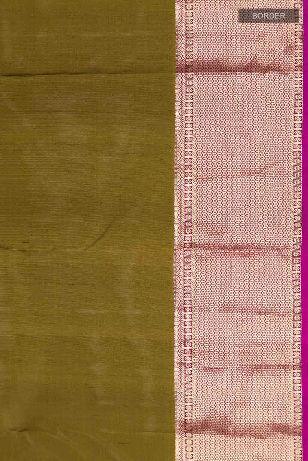 Mehandi Green Kanchipuram Silk Saree