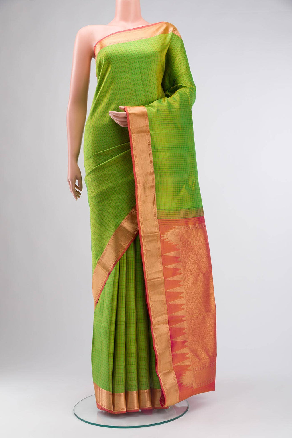 Green Kanchipuram Silk Saree