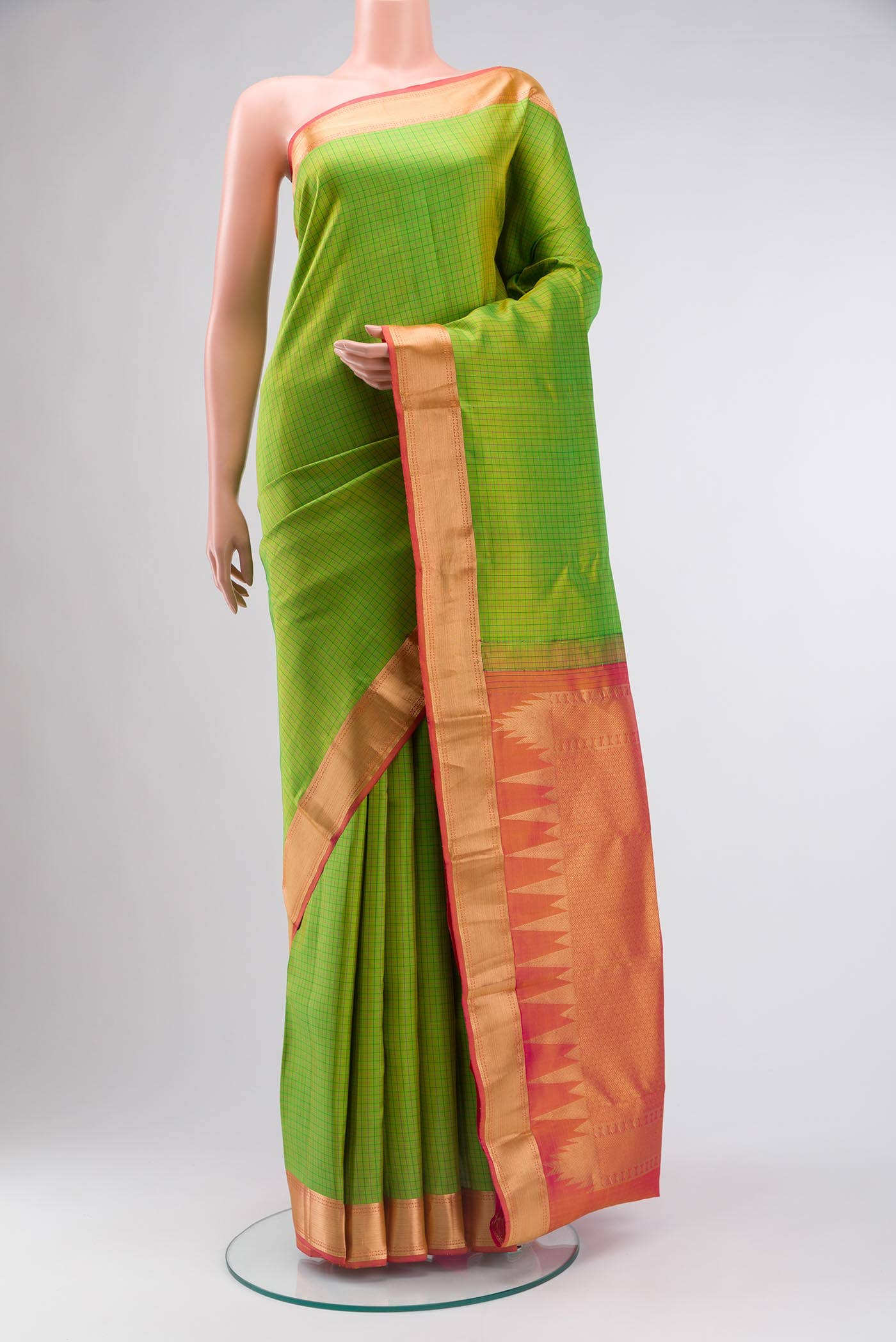 Green Kanchipuram Silk Saree
