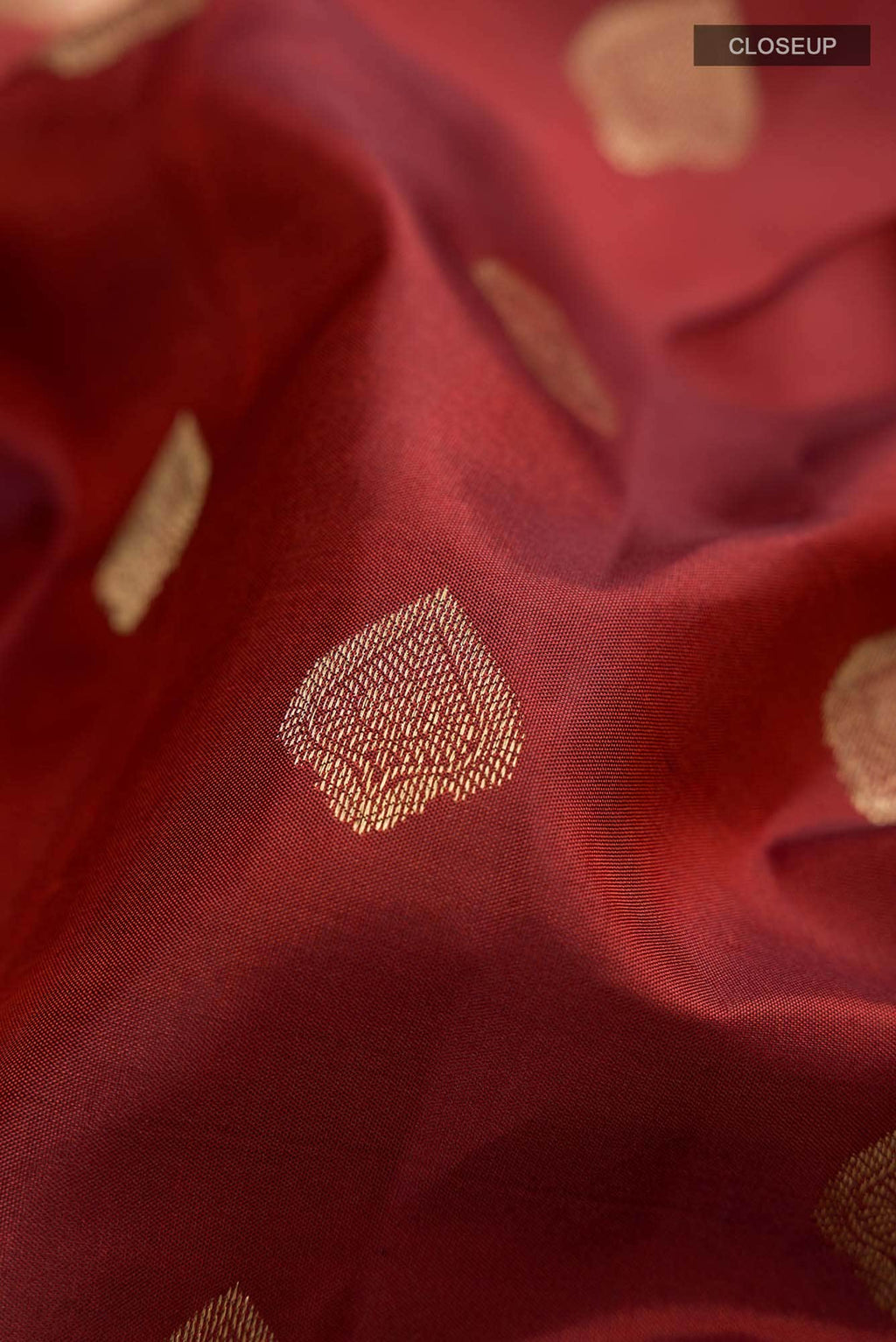 Maroon Kanchipuram Silk Saree