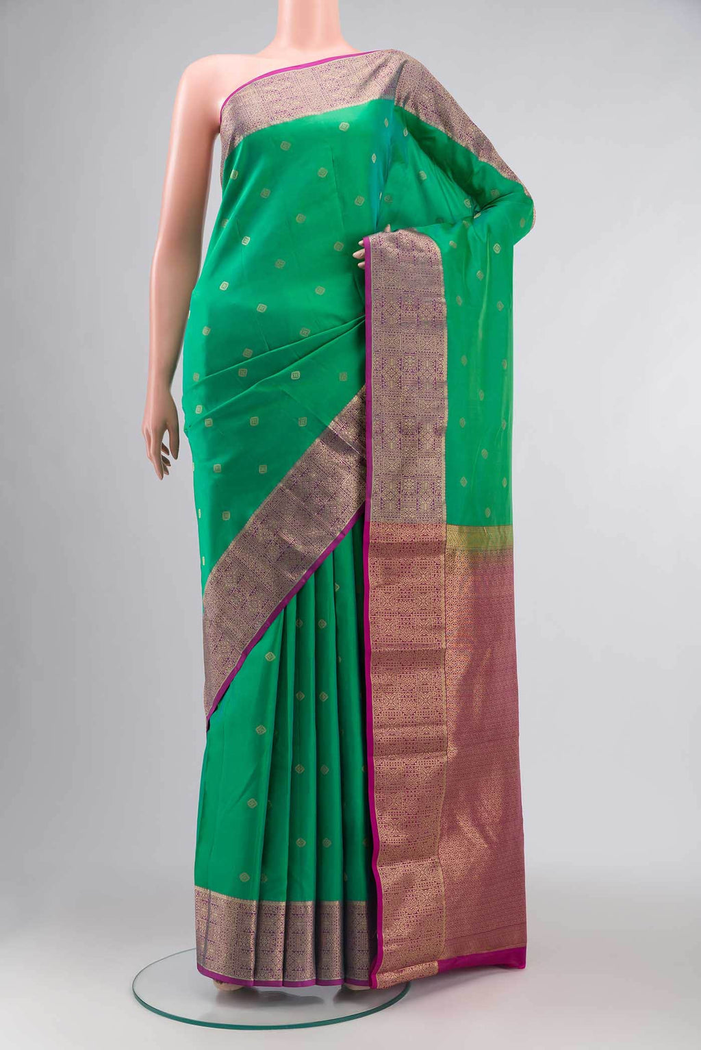 Green Kanchipuram Silk Saree