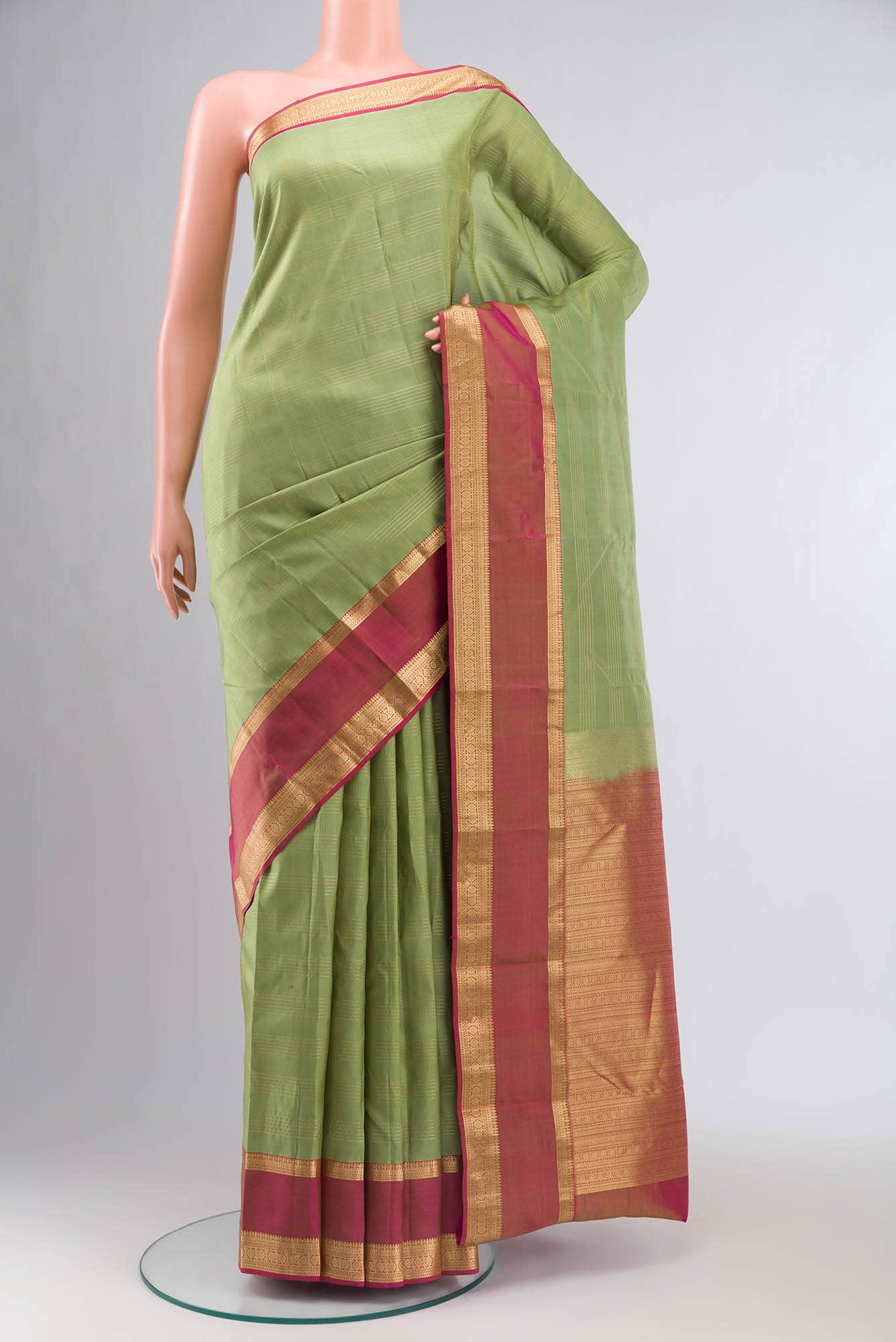 Green Kanchipuram Silk Saree