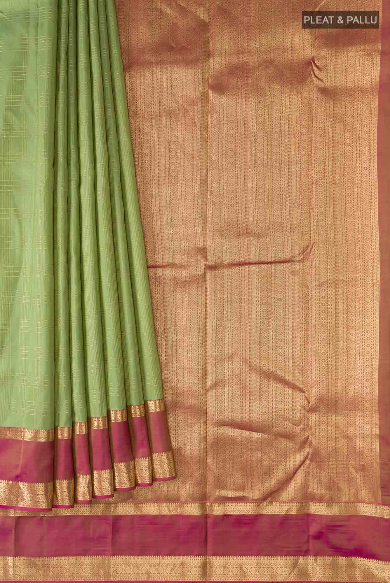 Green Kanchipuram Silk Saree