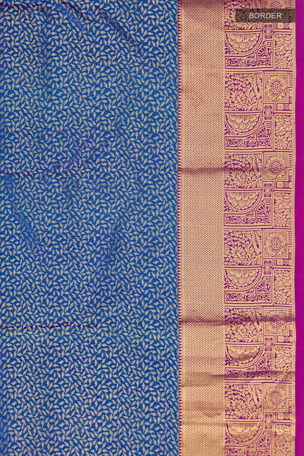 Blue Kanchipuram Silk Saree