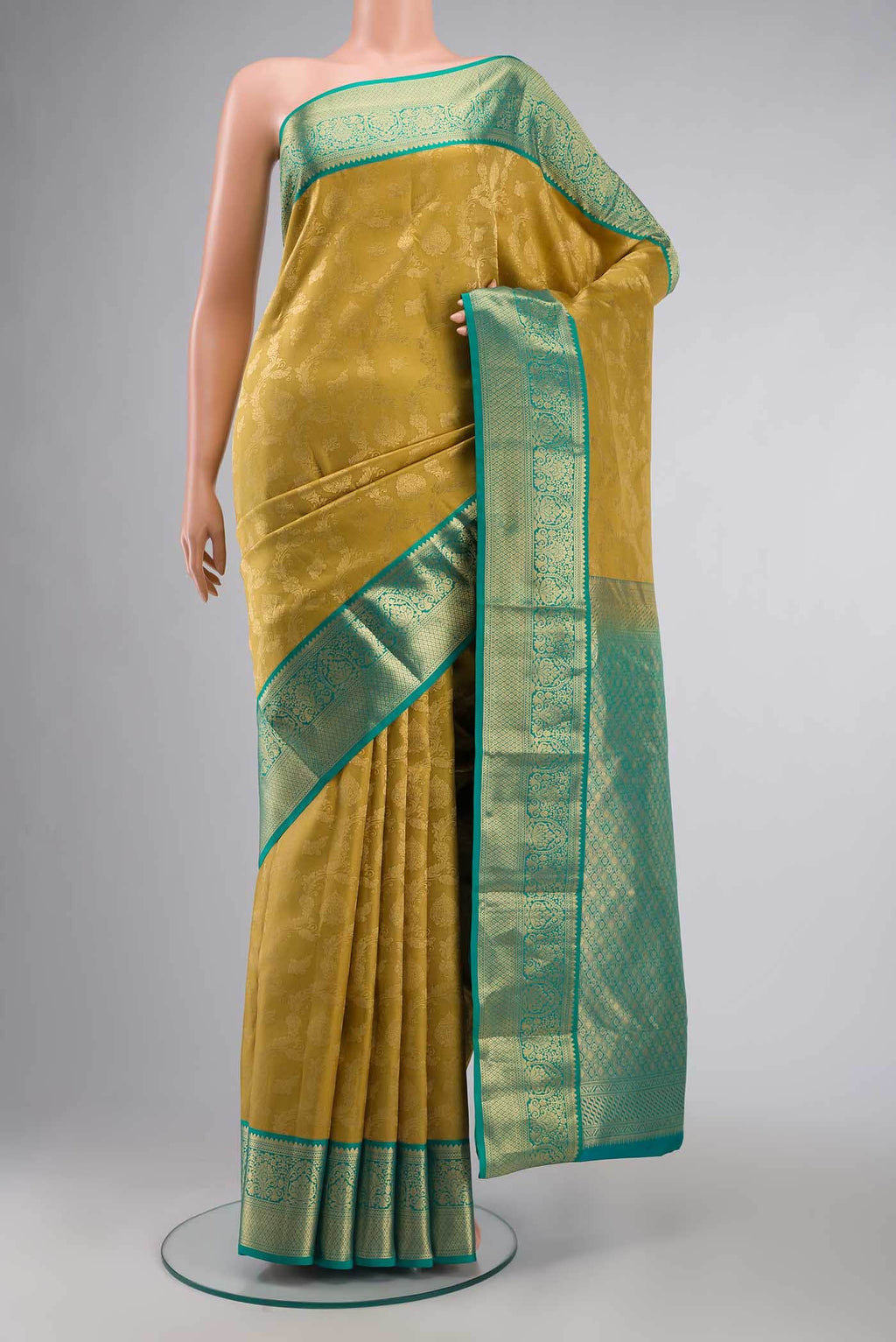 Green Kanchipuram Silk Saree