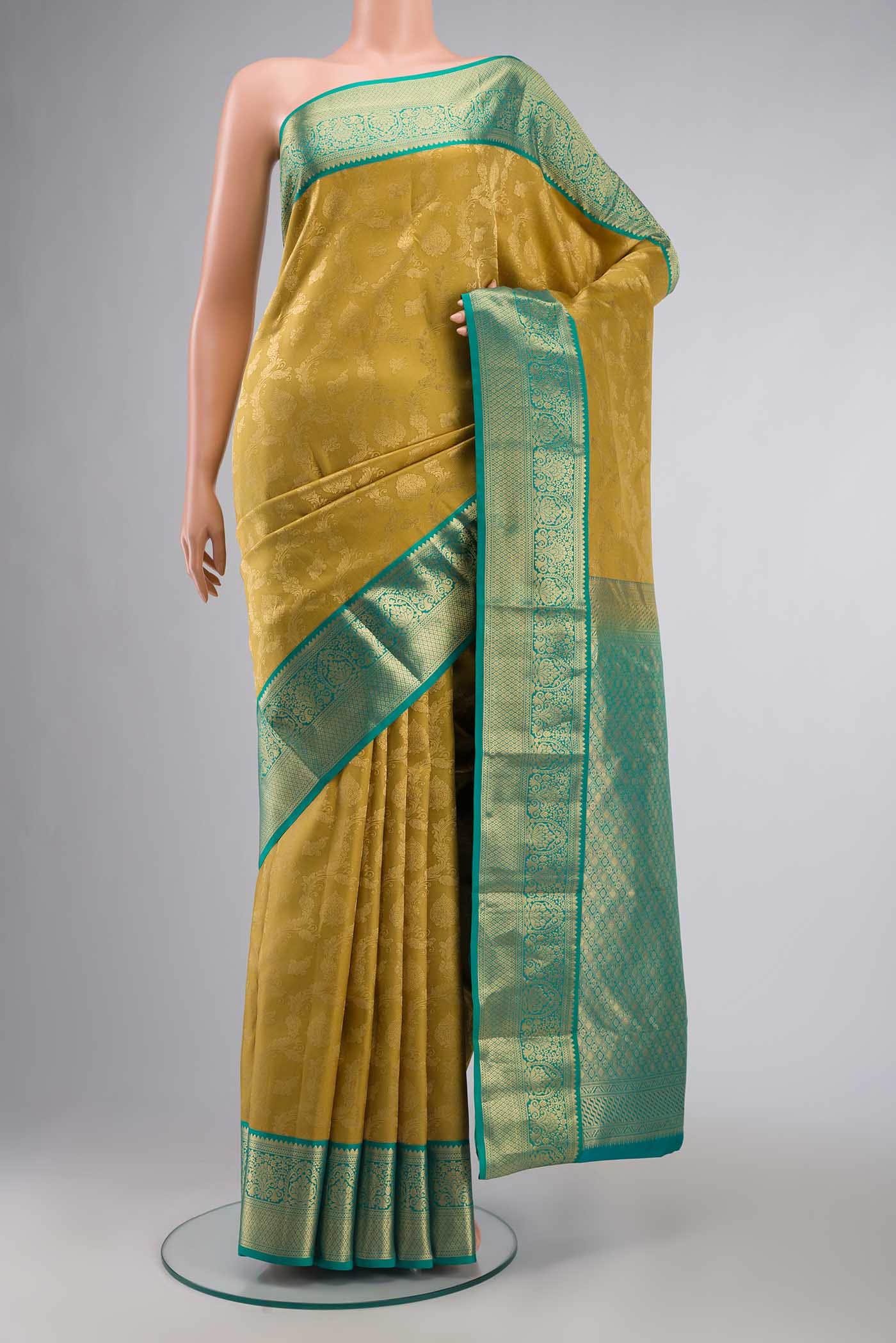 Green Kanchipuram Silk Saree