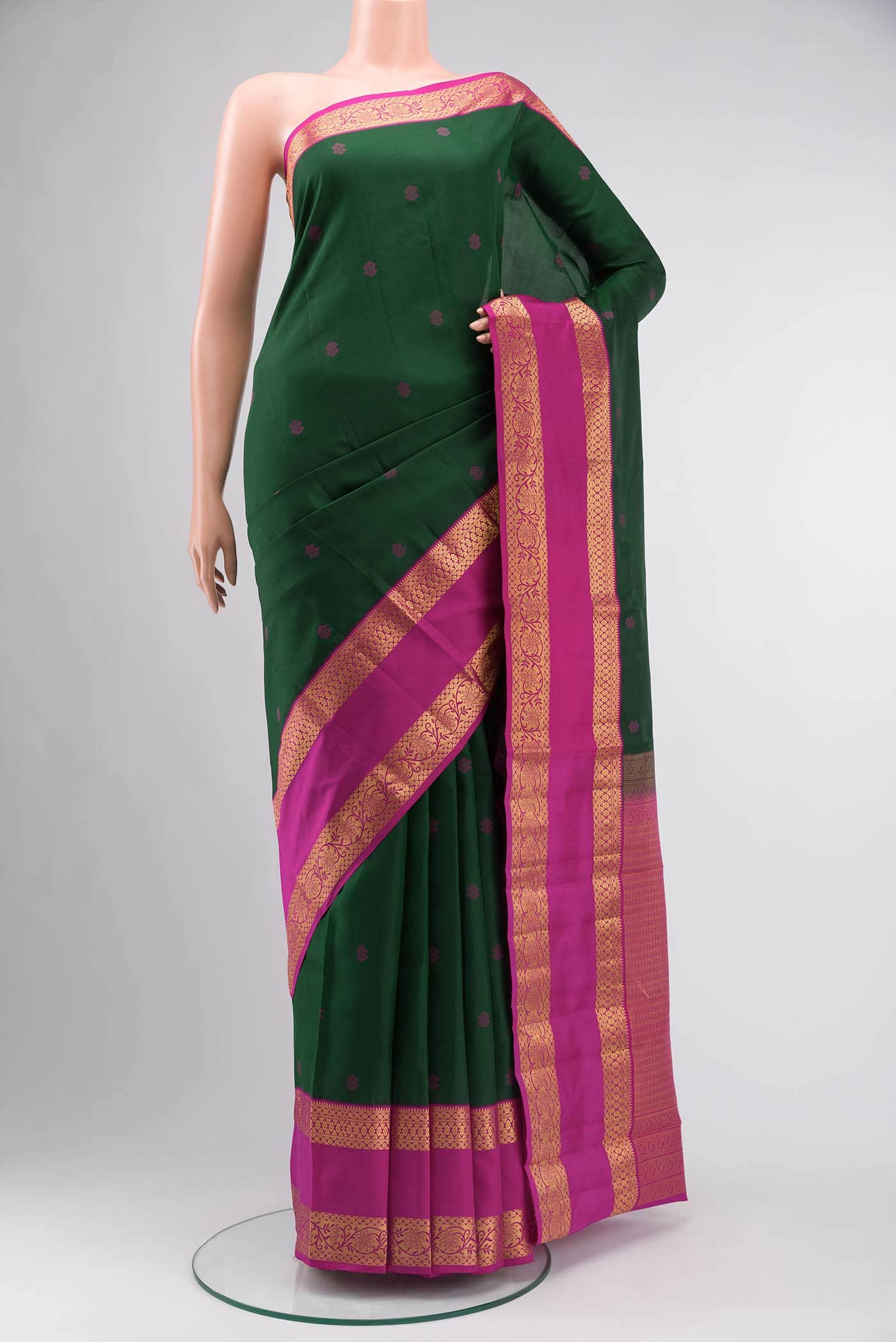 Green Kanchipuram Silk Saree