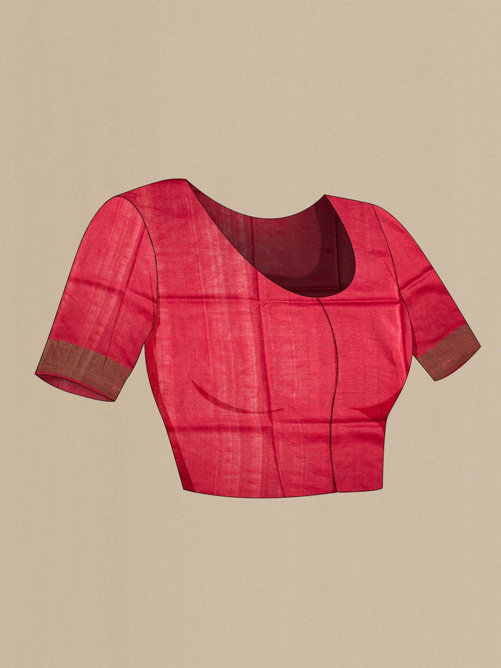 Mustard Bhagalpuri Tussar Silk Saree