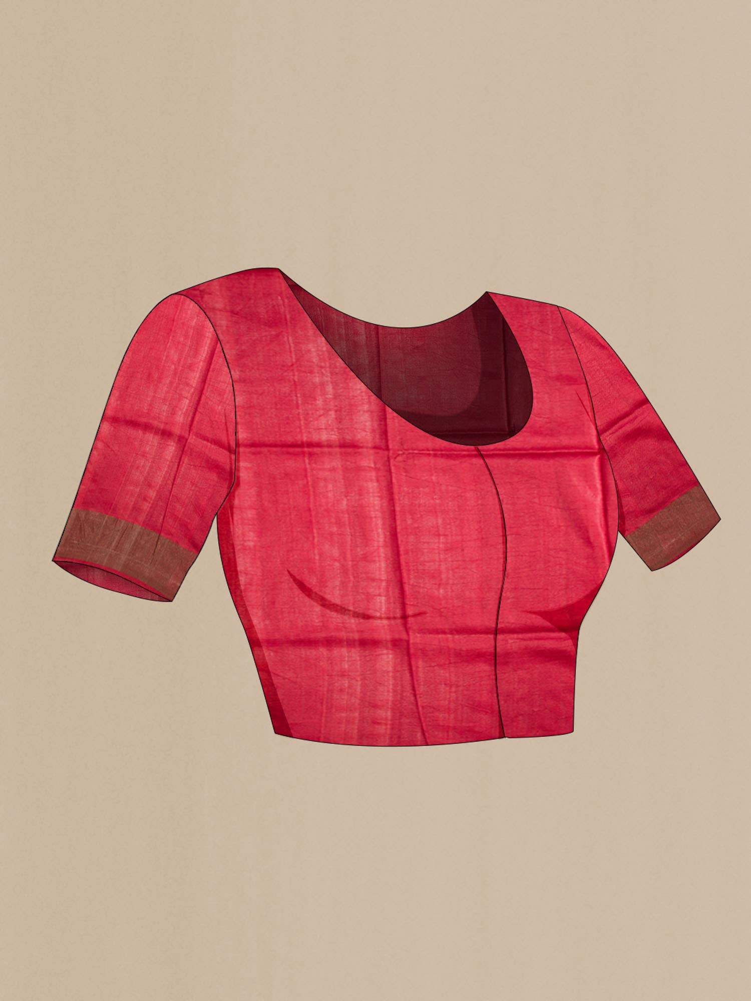 Mustard Bhagalpuri Tussar Silk Saree