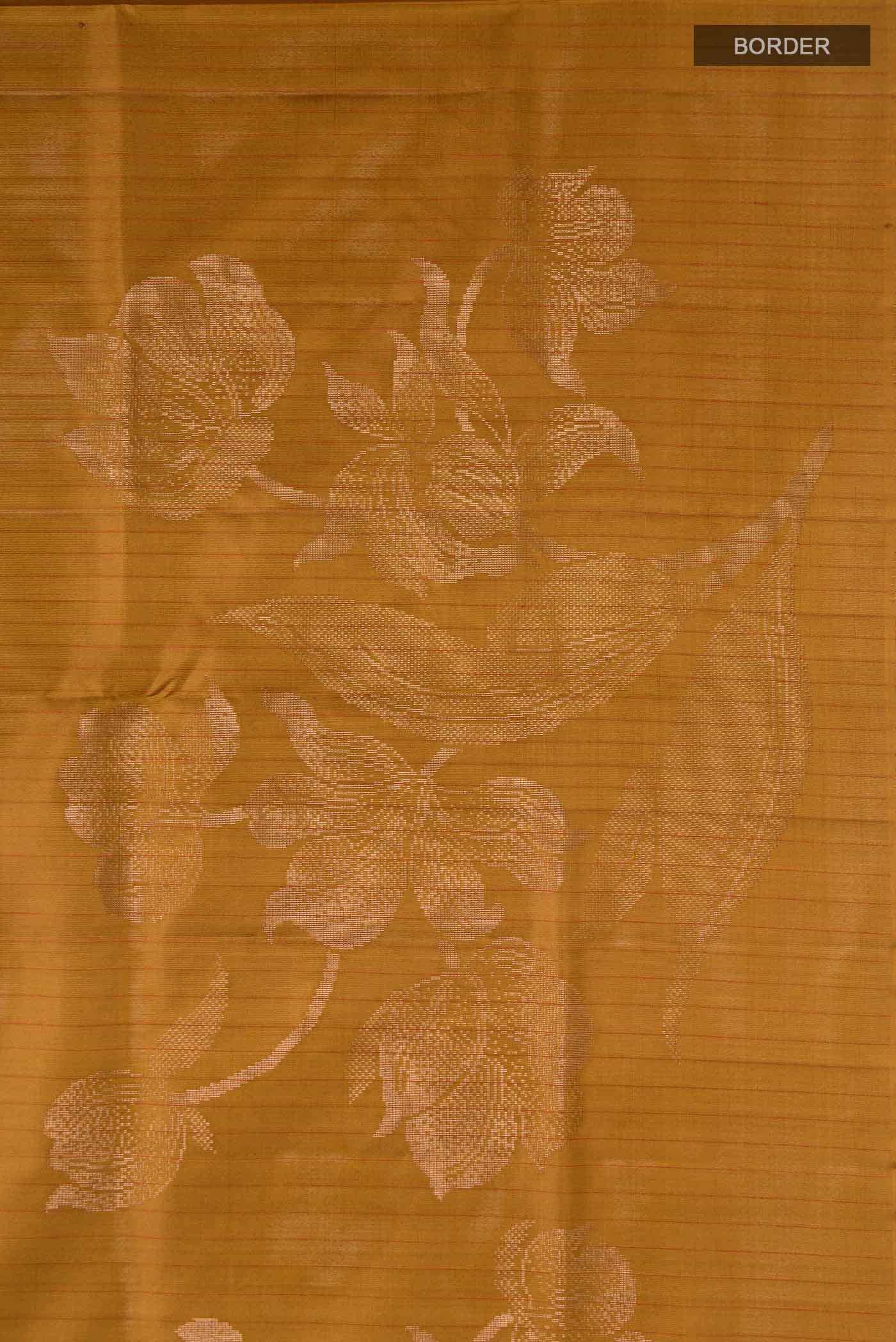 Mustard Soft Silk Saree