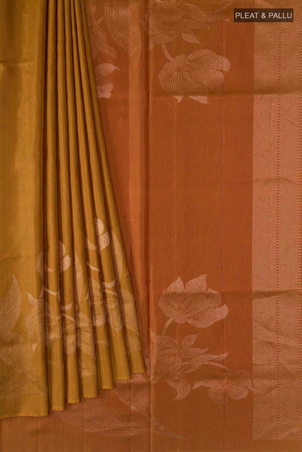 Mustard Soft Silk Saree