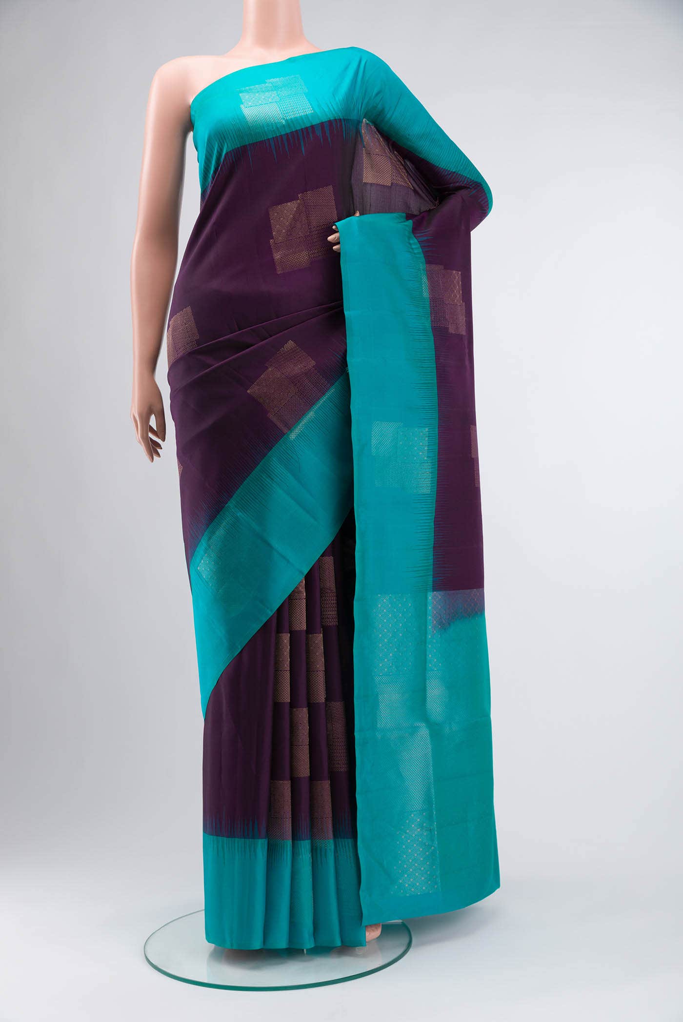 Navy Blue Soft Silk Saree