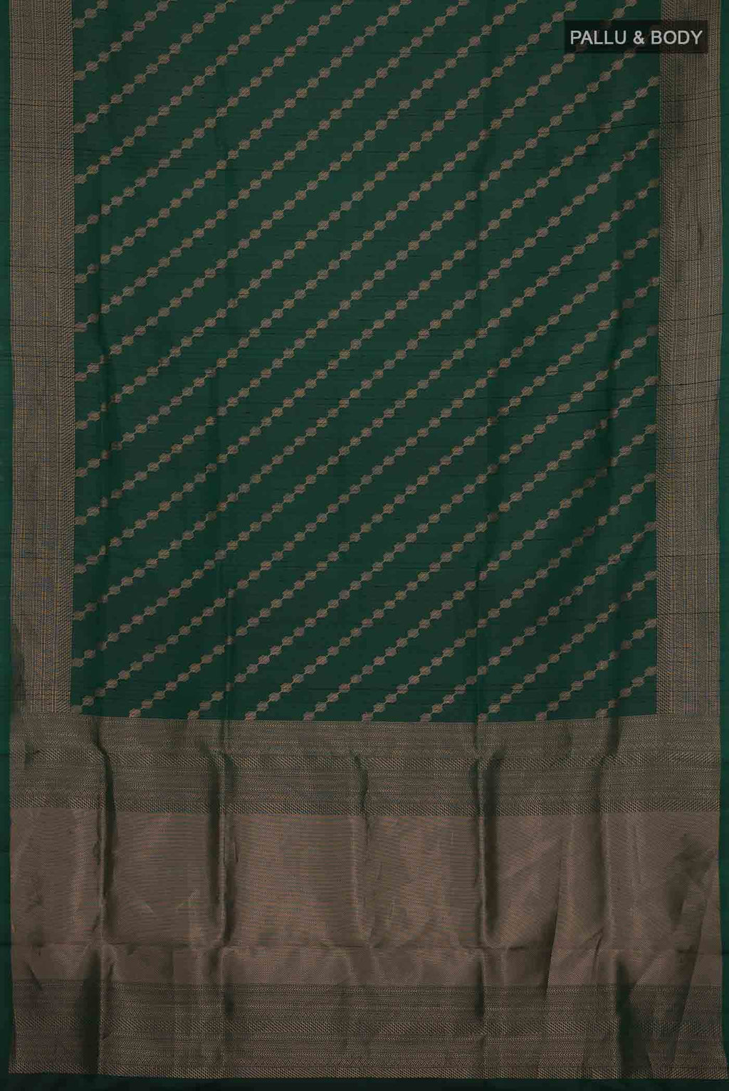 Bottle Green Soft Silk Saree