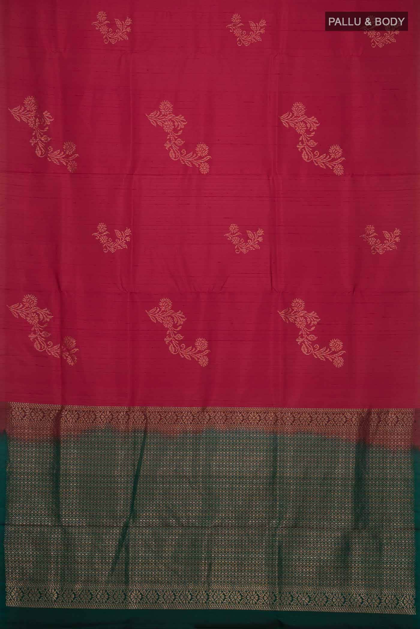 Maroon Soft Silk Saree
