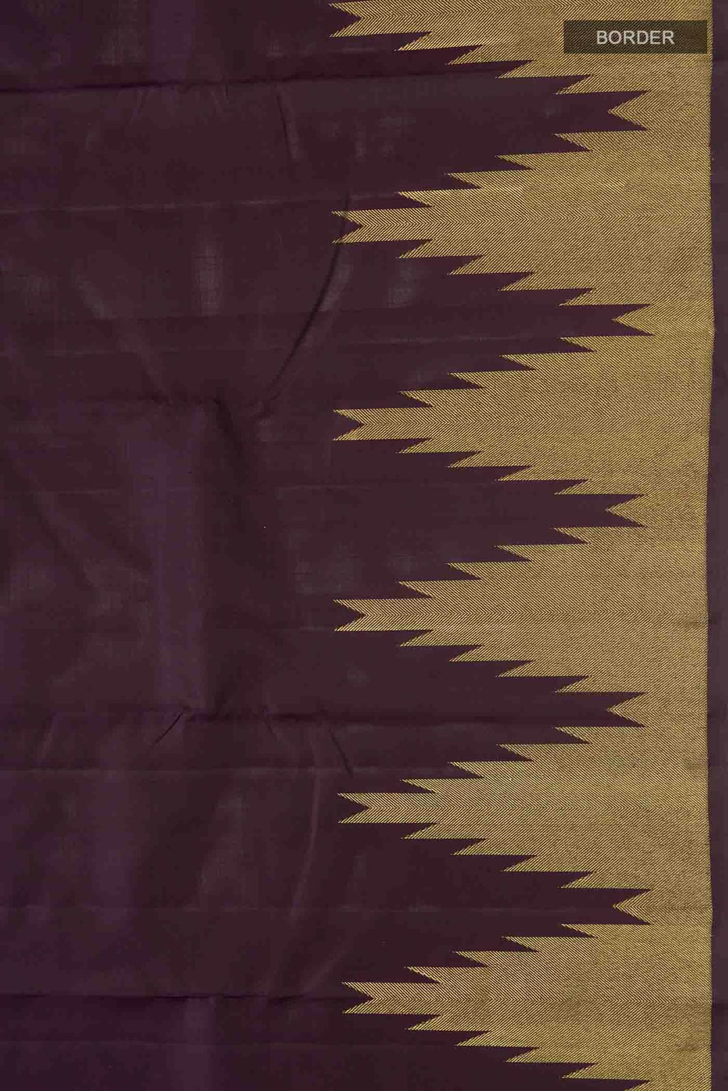 Brown Kanchipuram Silk Saree