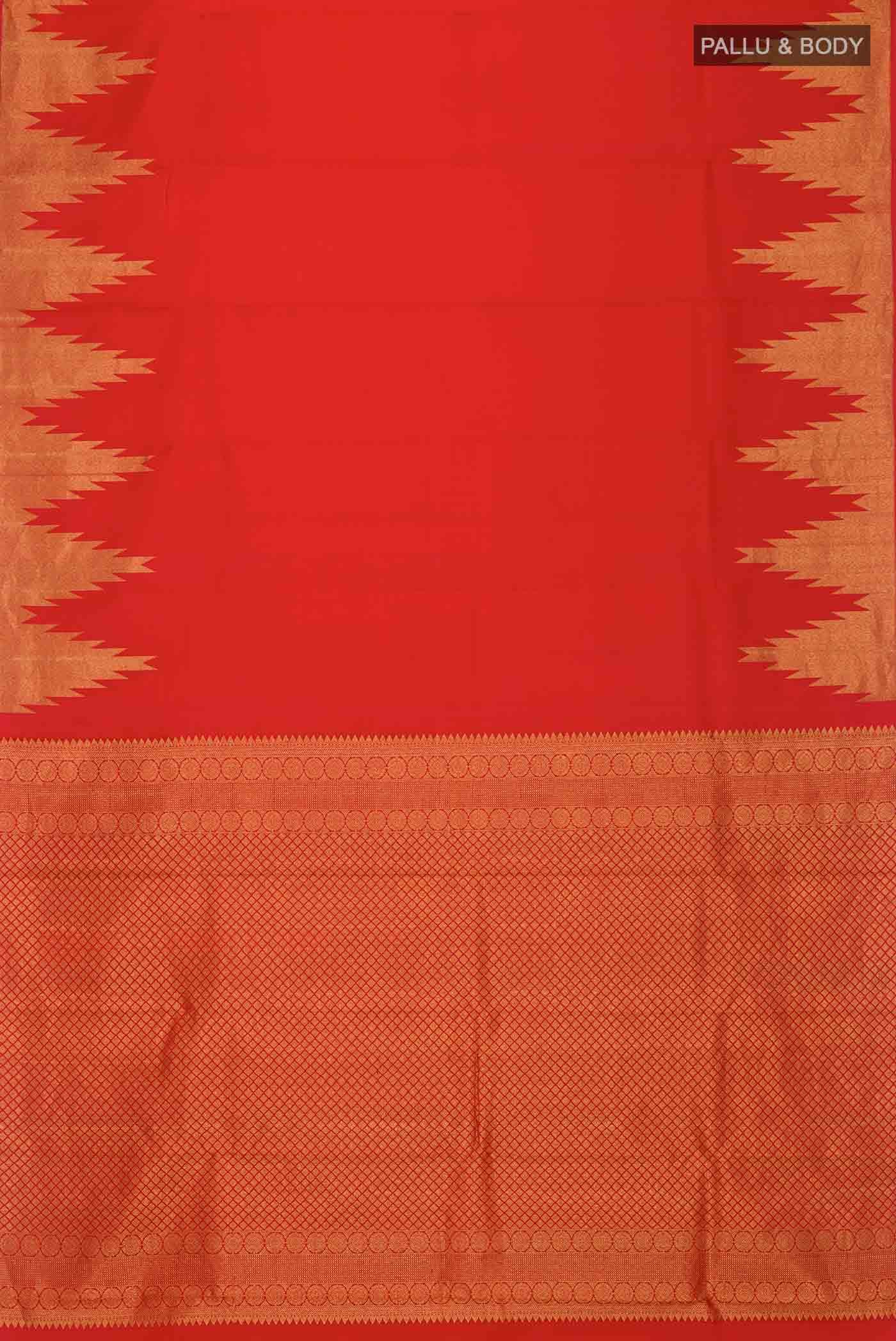 Red Kanchipuram Silk Saree