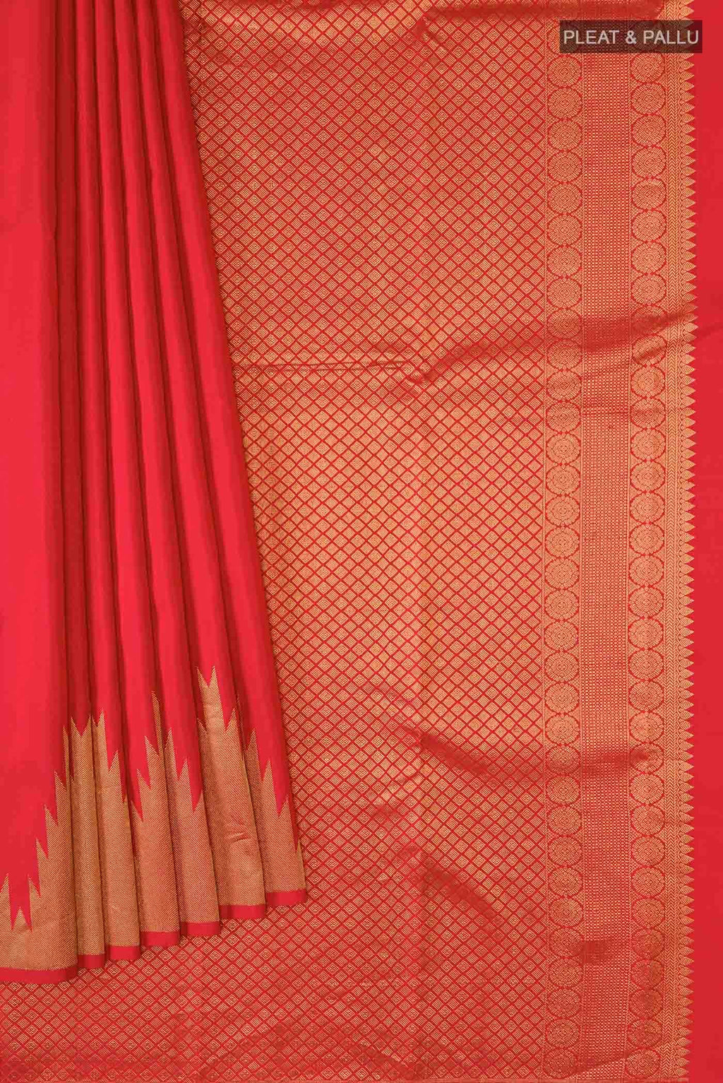 Red Kanchipuram Silk Saree