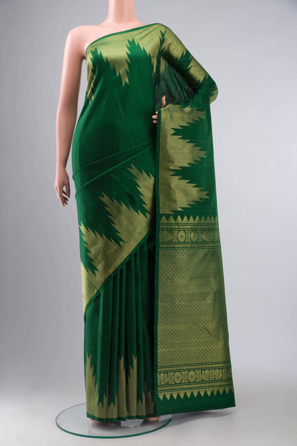 Green Kanchipuram Silk Saree