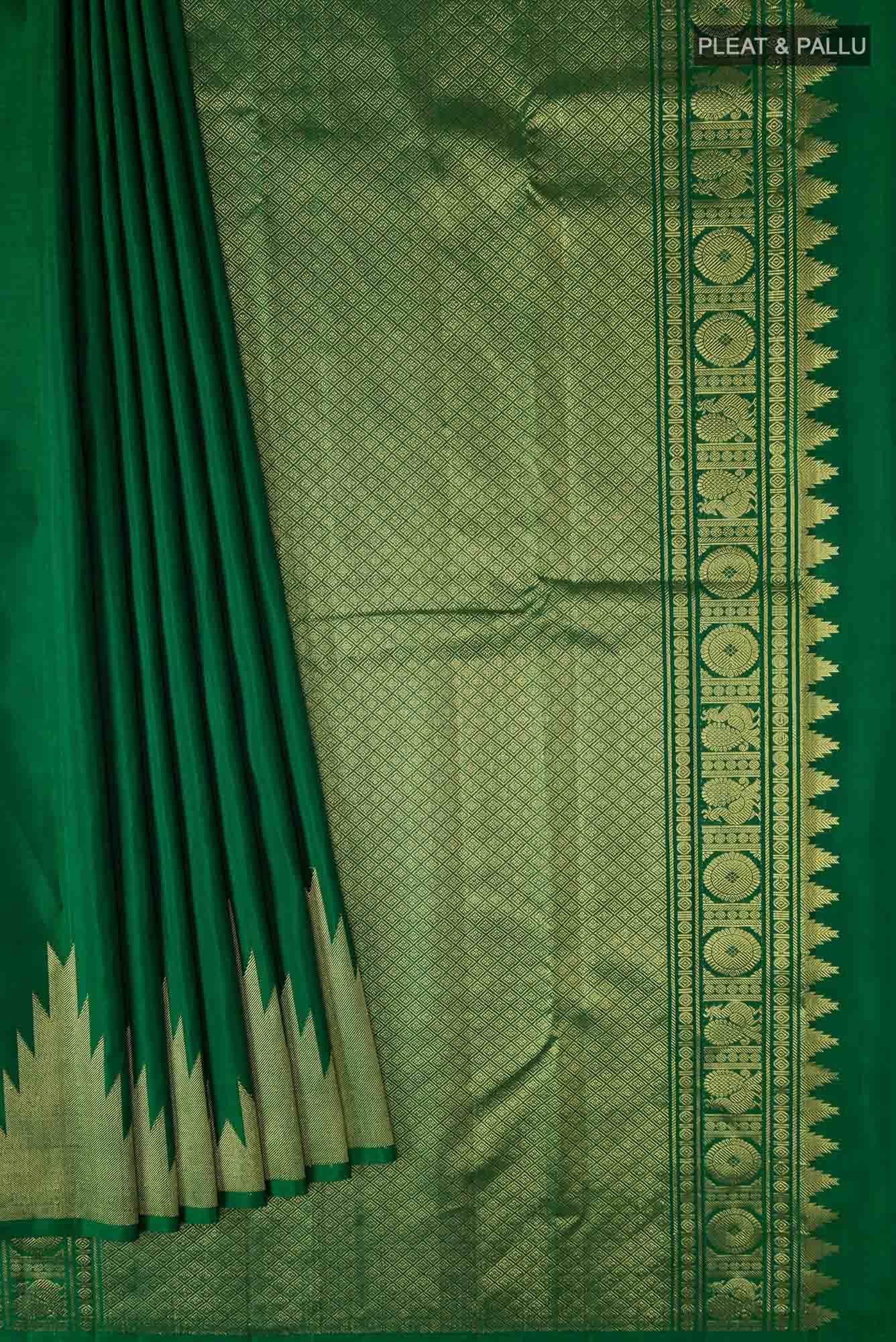 Green Kanchipuram Silk Saree
