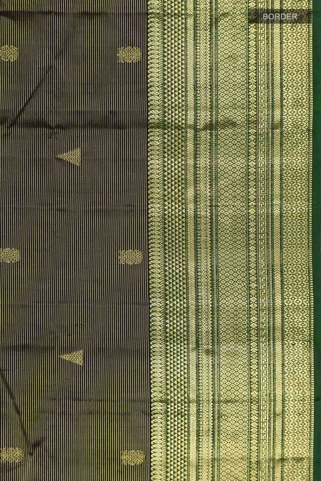Black Kanchipuram Silk Saree