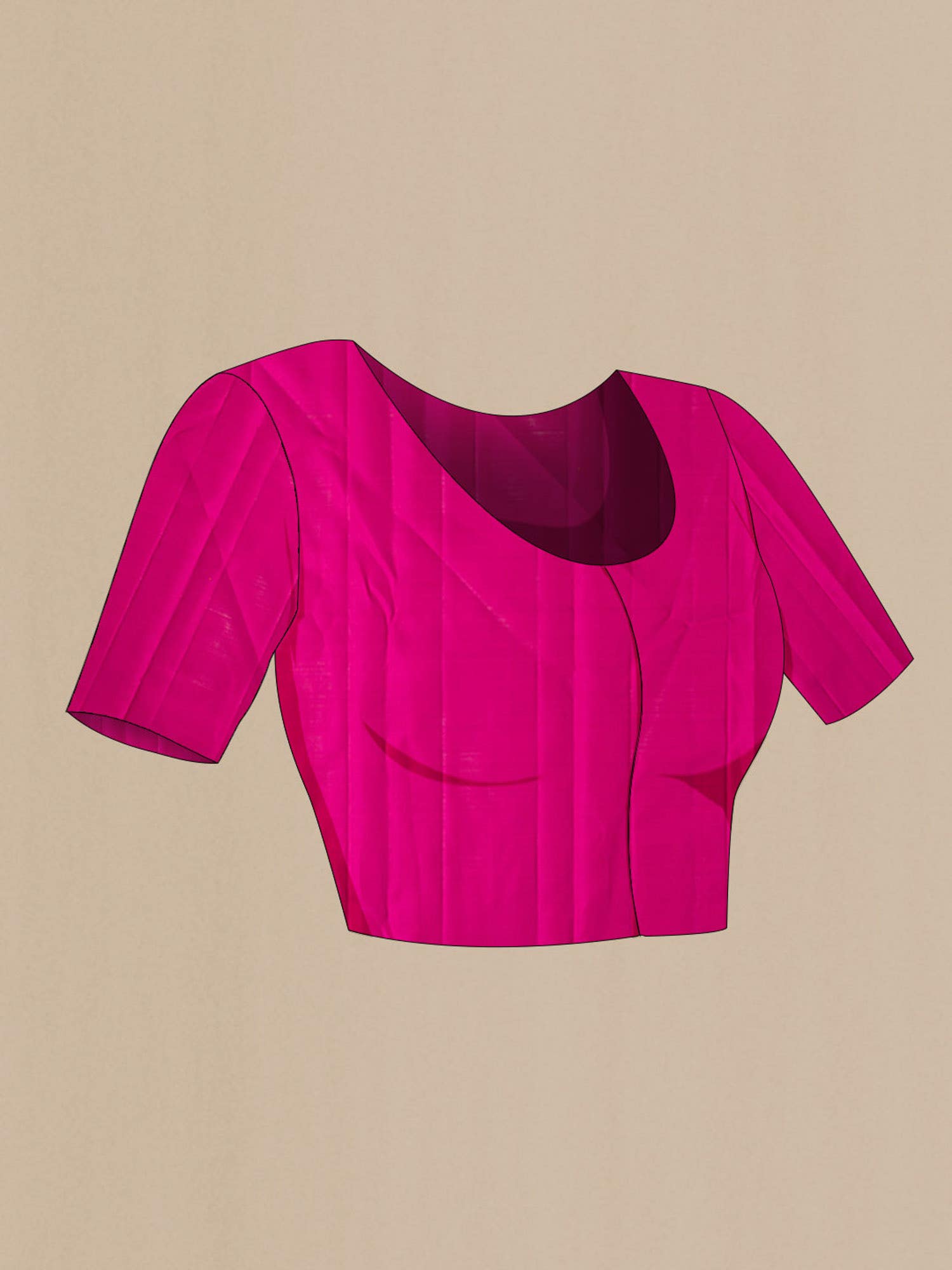 Orange Kanchipuram Silk Saree