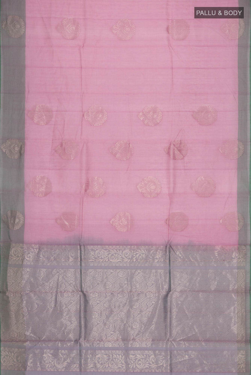 Pink Silk Cotton Saree