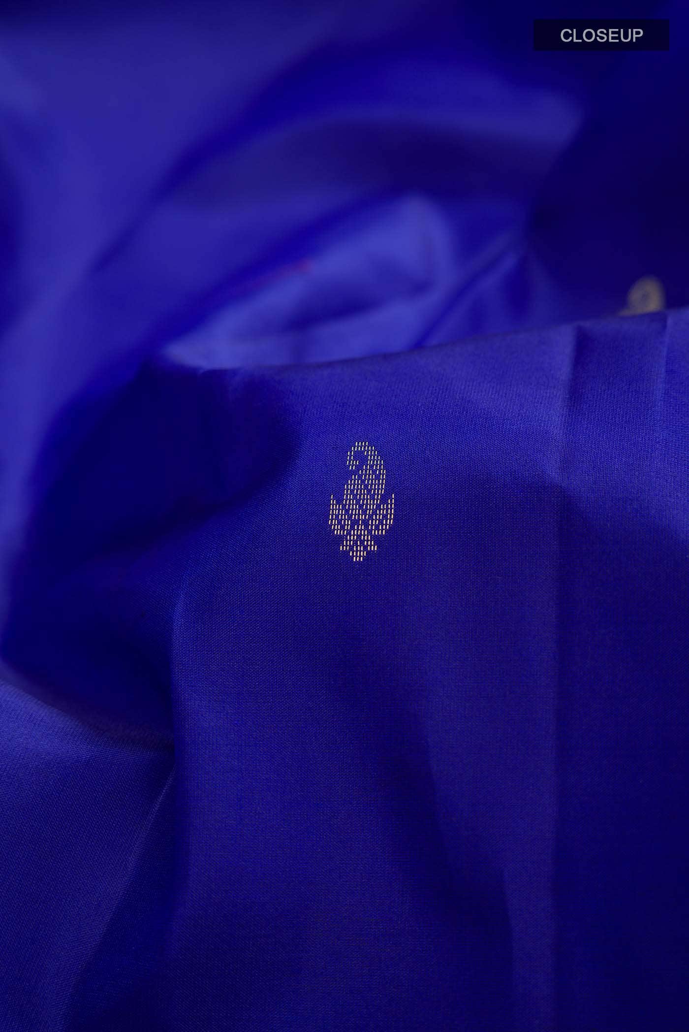 Blue Kanchipuram Silk Saree