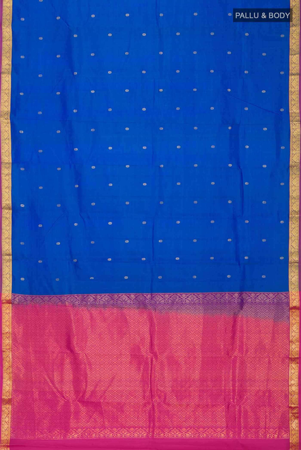 Blue Kanchipuram Silk Saree
