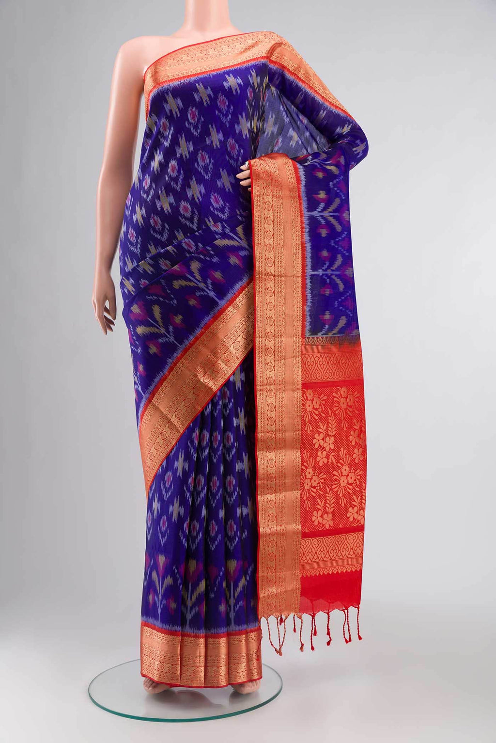 Blue Soft Silk Saree