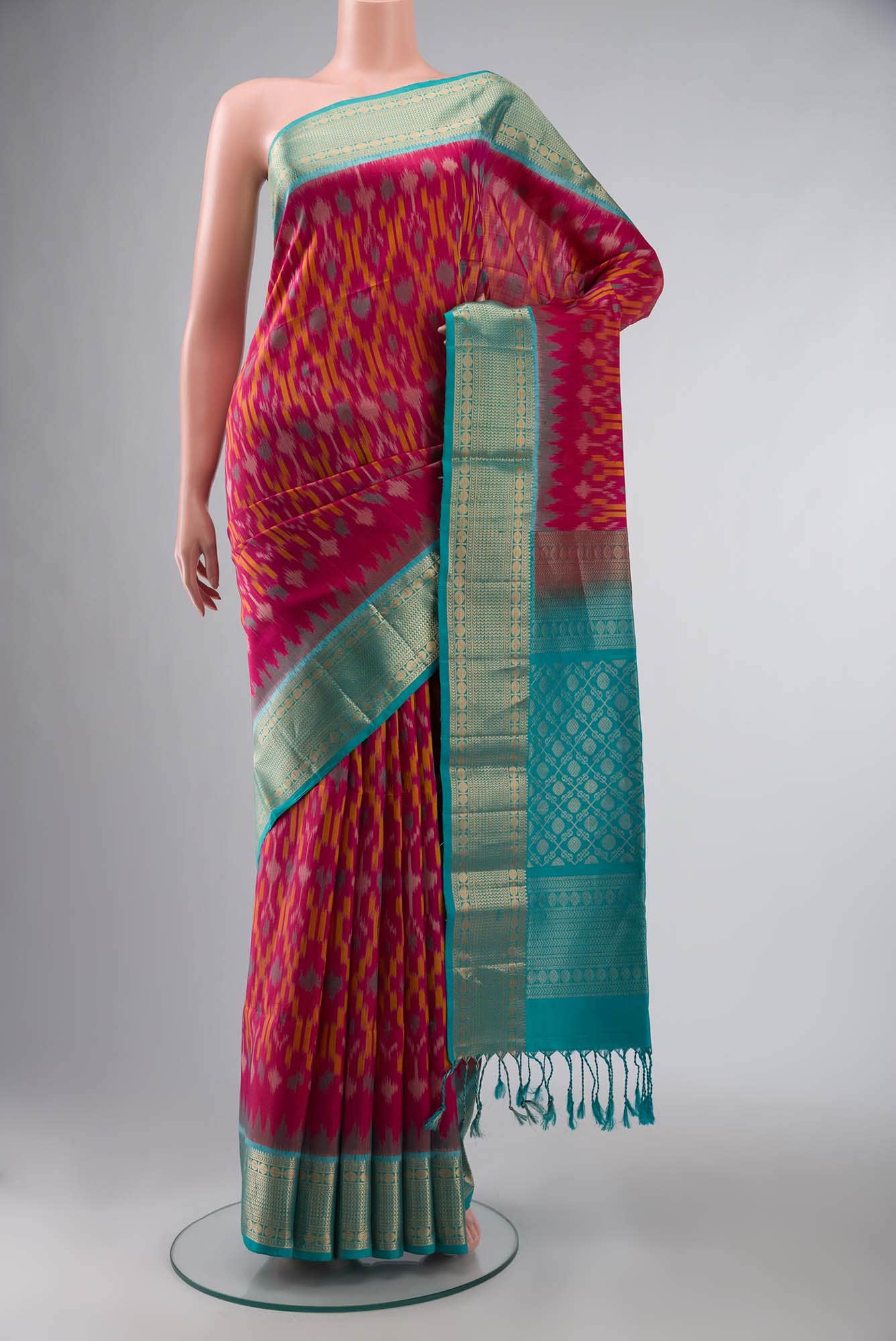Pink Soft Silk Saree