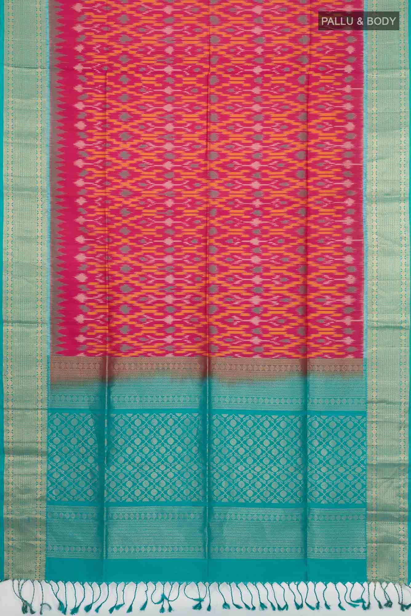 Pink Soft Silk Saree