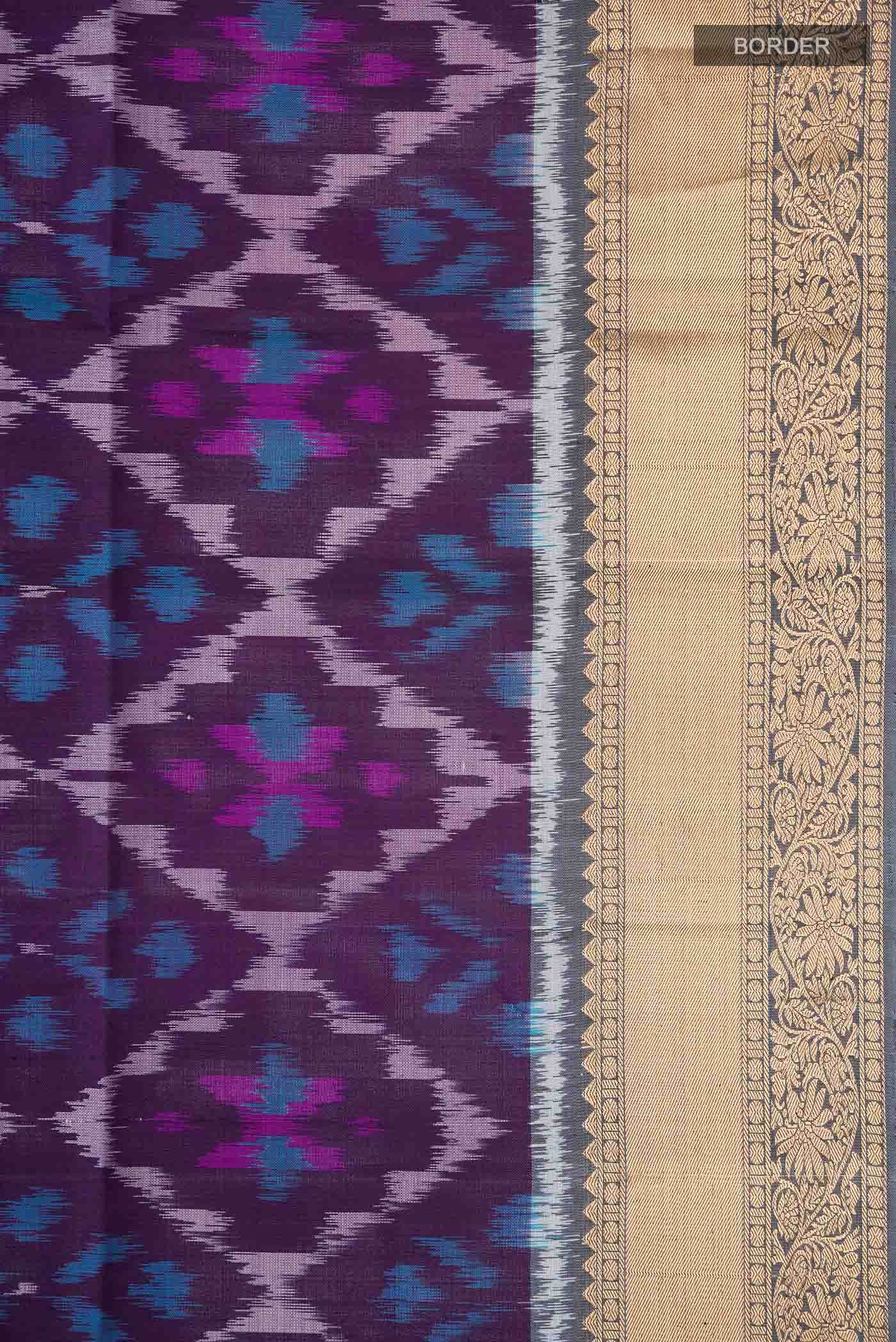 Purple Soft Silk Saree