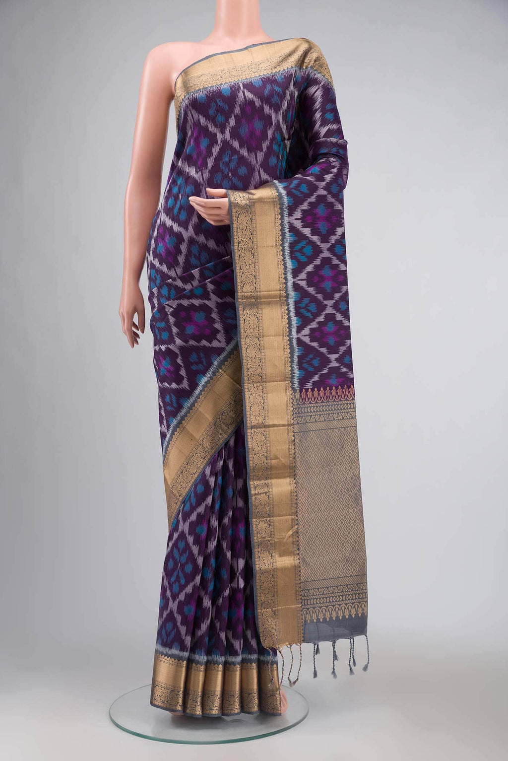 Purple Soft Silk Saree