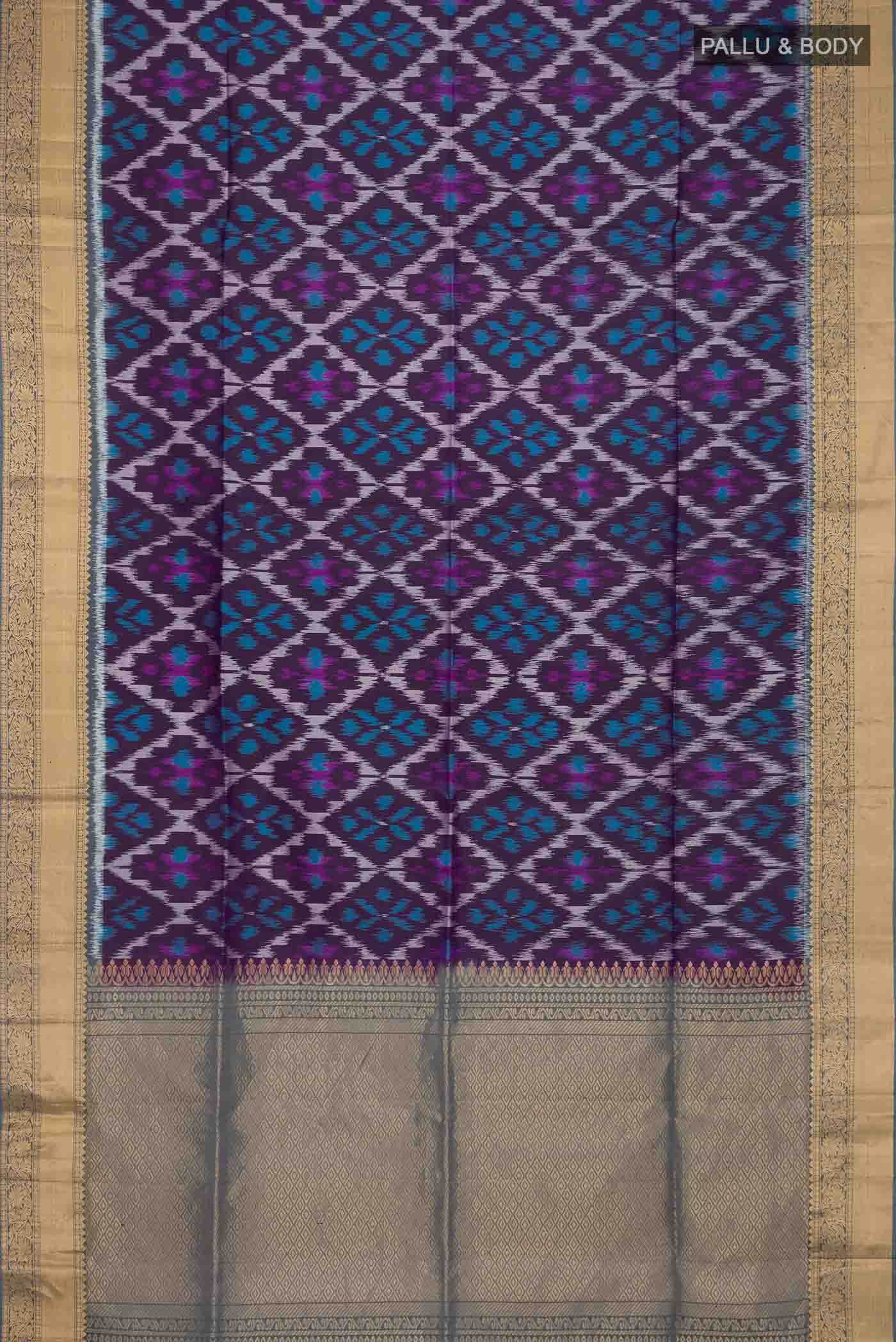 Purple Soft Silk Saree