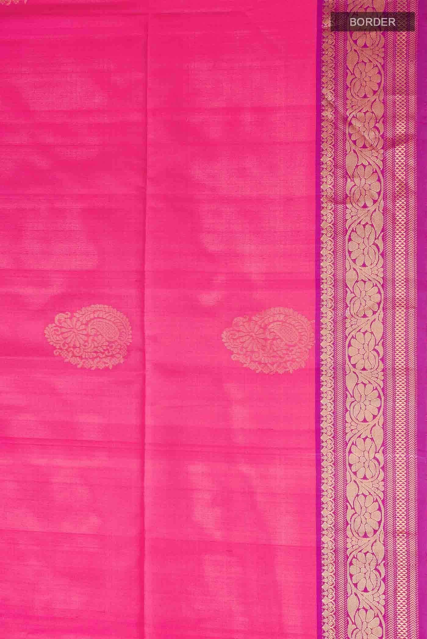 Pink Soft Silk Saree