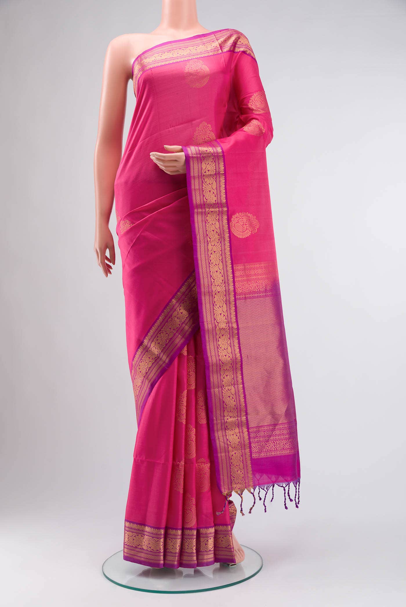 Pink Soft Silk Saree