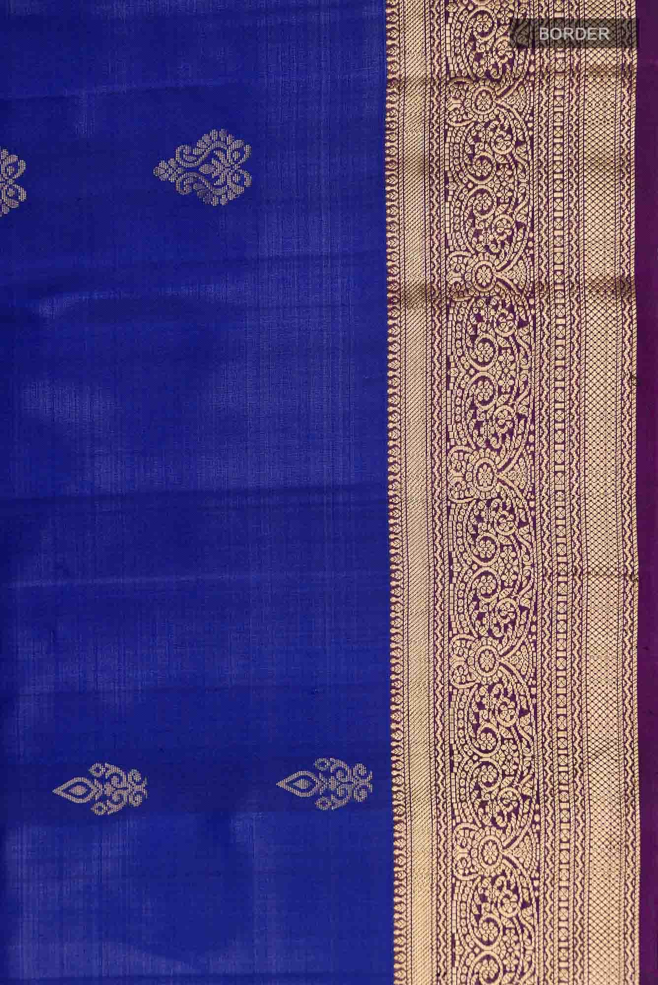 Blue Soft Silk Saree