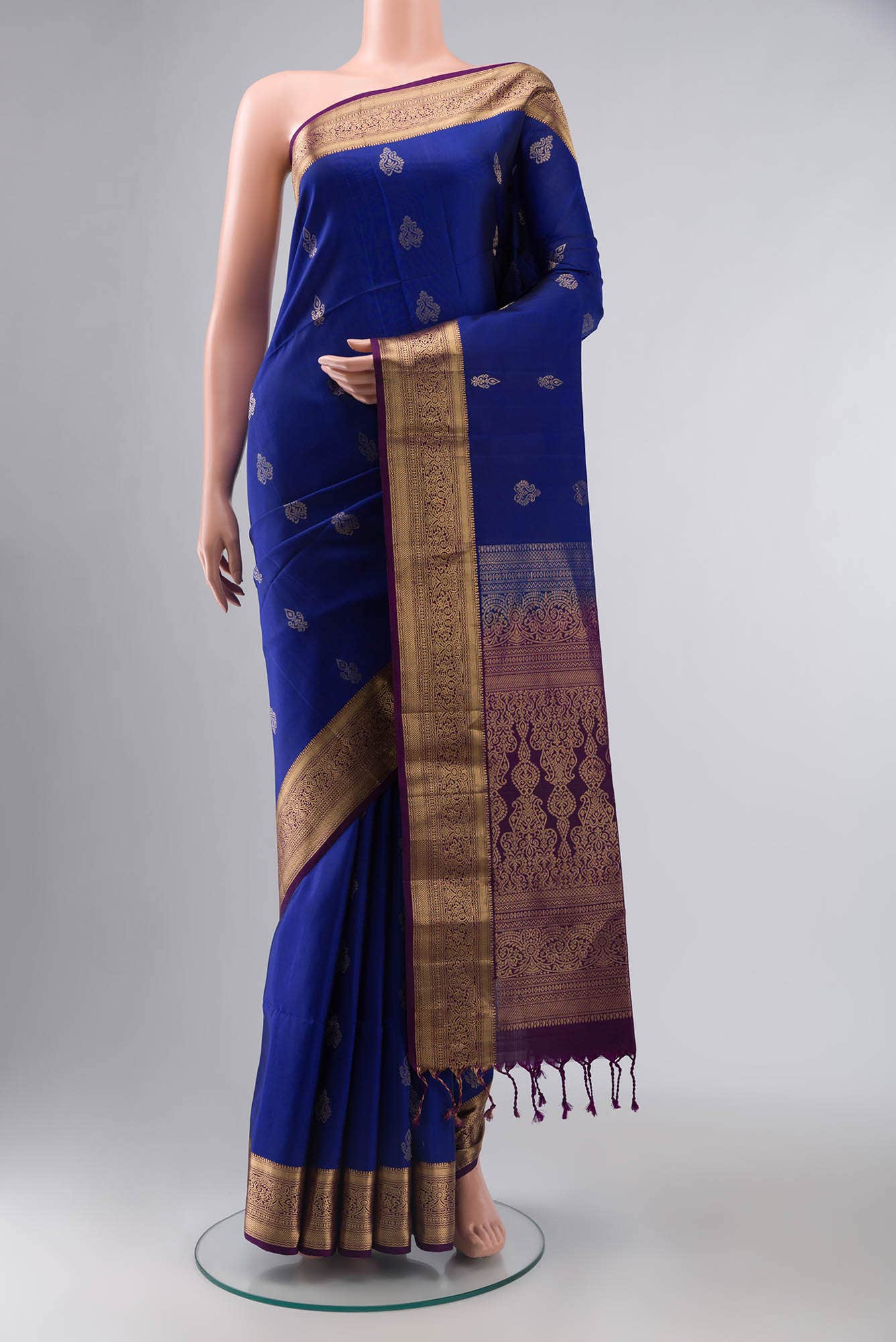 Blue Soft Silk Saree